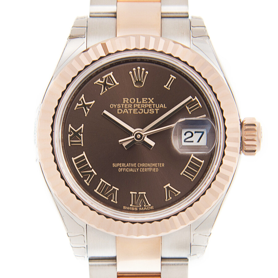 Rolex Lady Datejust 28 Automatic Brown Dial Ladies Watch 279171 BRRO（Lifetime free warranty+90-days replacement service & Refund!.）