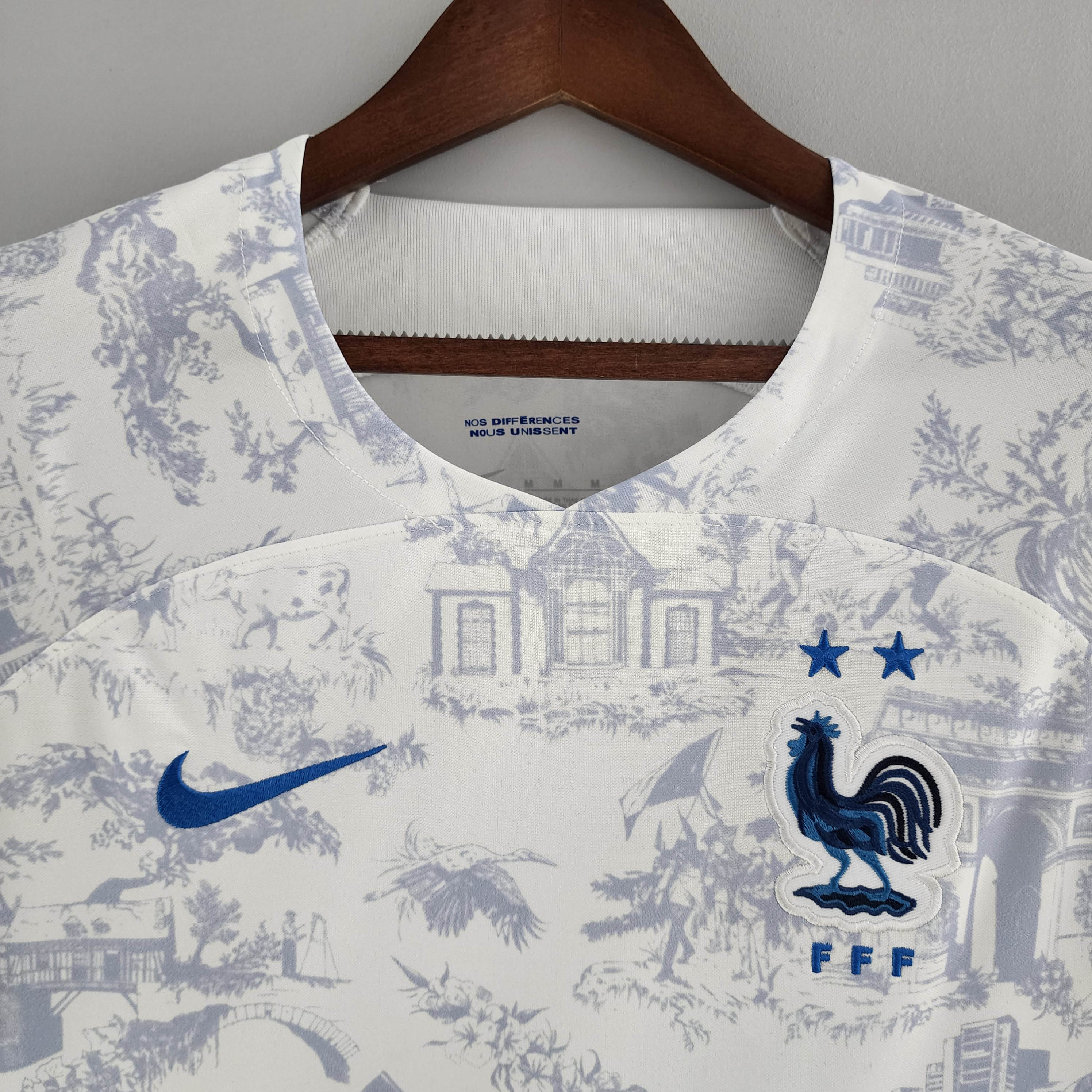 2022 FIFA World Cup France Away Football Shirt White-Fans