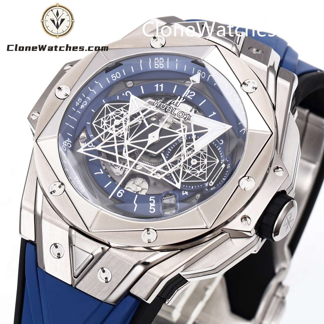 Hublot Super Clone Watches 1:1 Big Bang Unico Sang Bleu II 45MM 418.NX.5107.RX.MXM20