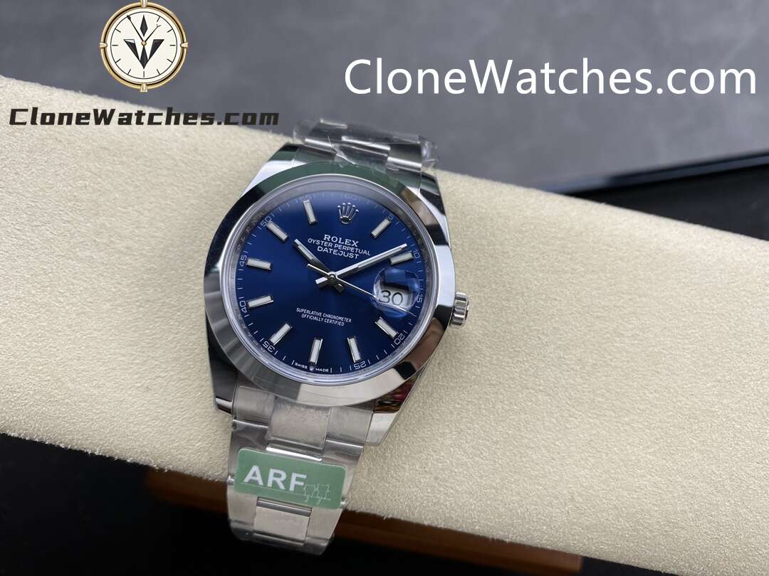 Rolex Super Clone Watches 1:1 DateJust Blue Dial M126300 – 0001 Oyster 41MM 3235 Movement