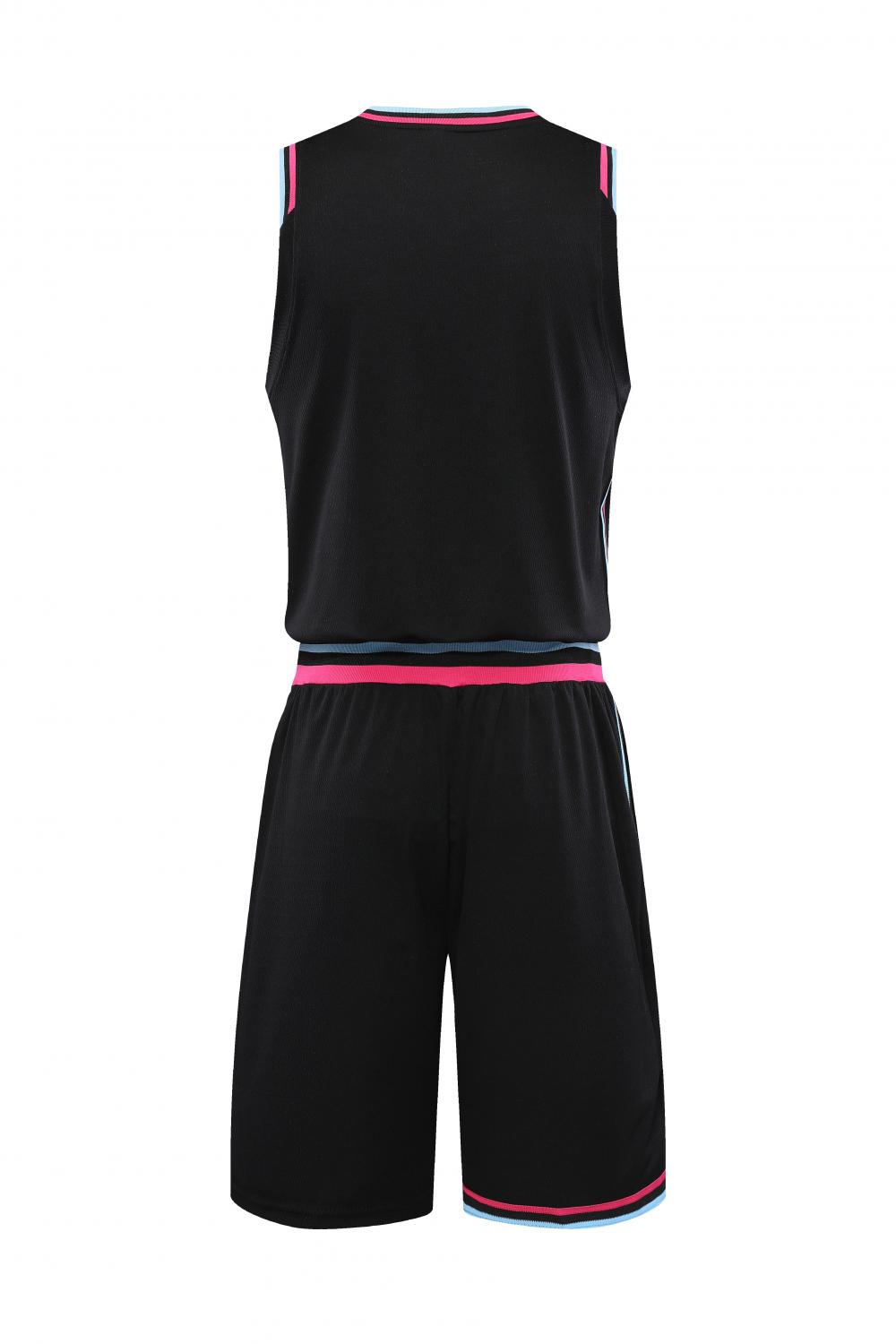 Heat basketball uniform black suit（Customizable name and number）