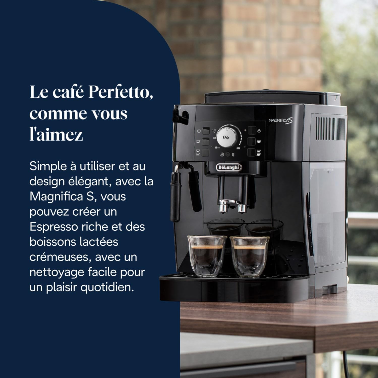 Machine café automatique mousseur lait manuel ECAM11.112.B