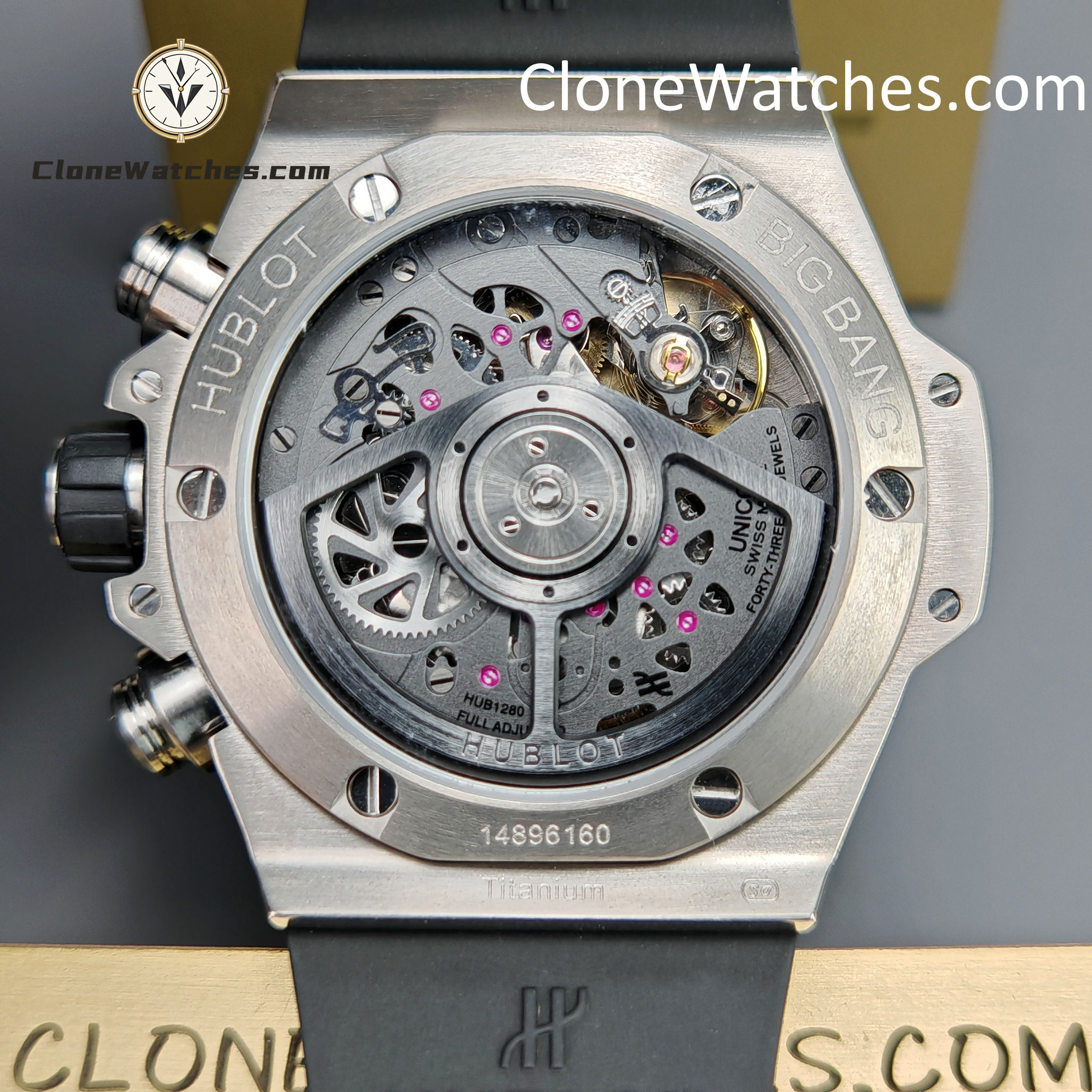 Hublot Super Clone Watches 1:1 Big Bang Unico Titanium Ceramic 42mm 441.NM.1171.RX