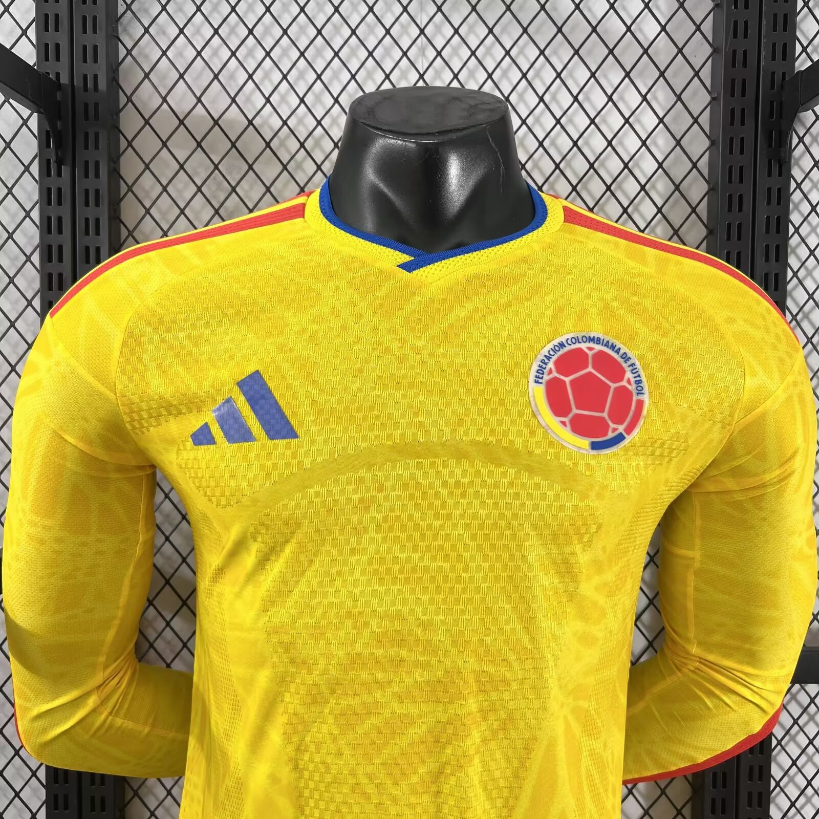 2026 World Cup Colombia Main Long-Sleeve Jersey - Player Version