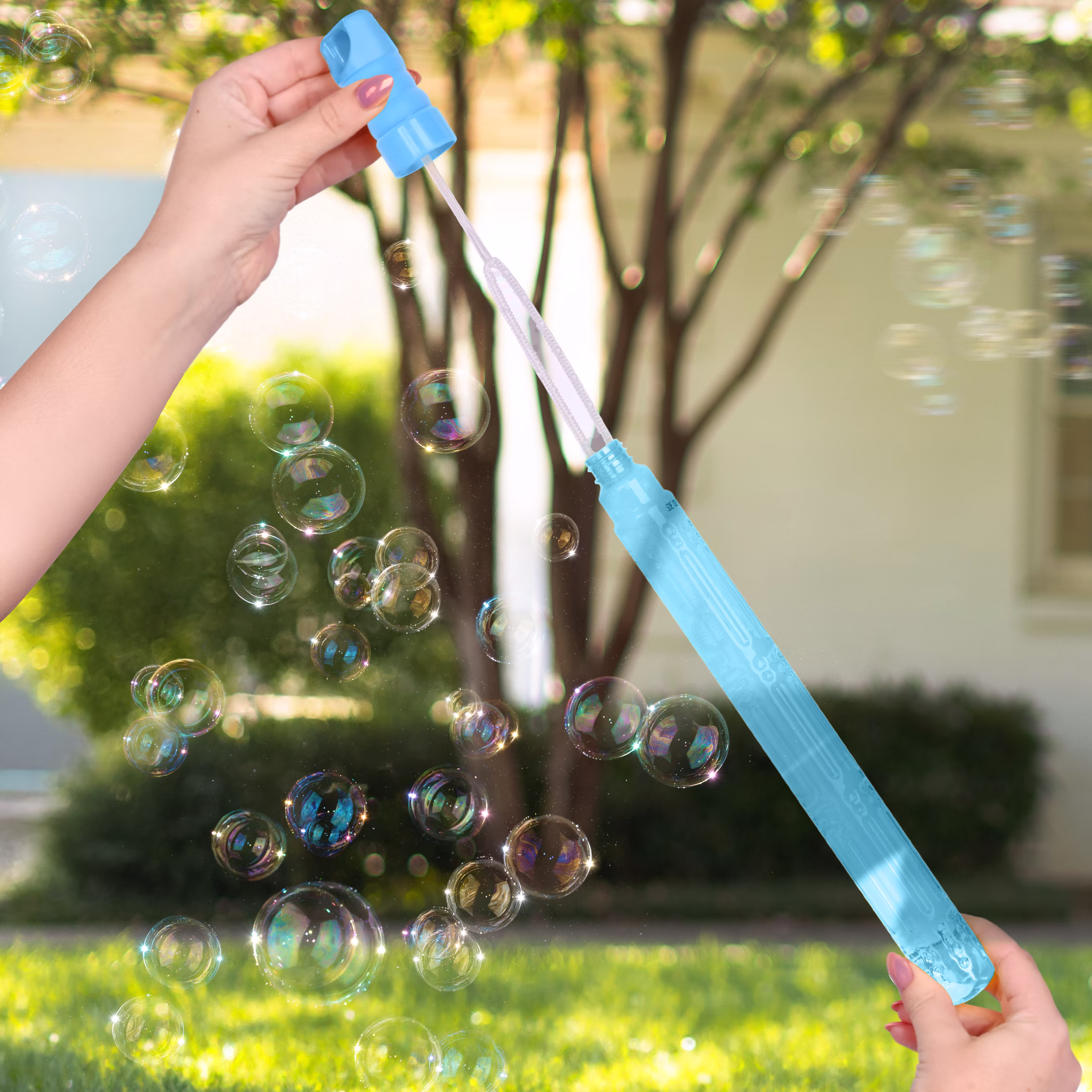 Play Day Bubble Wand, Blue, 5 oz, Single, Ages 3+