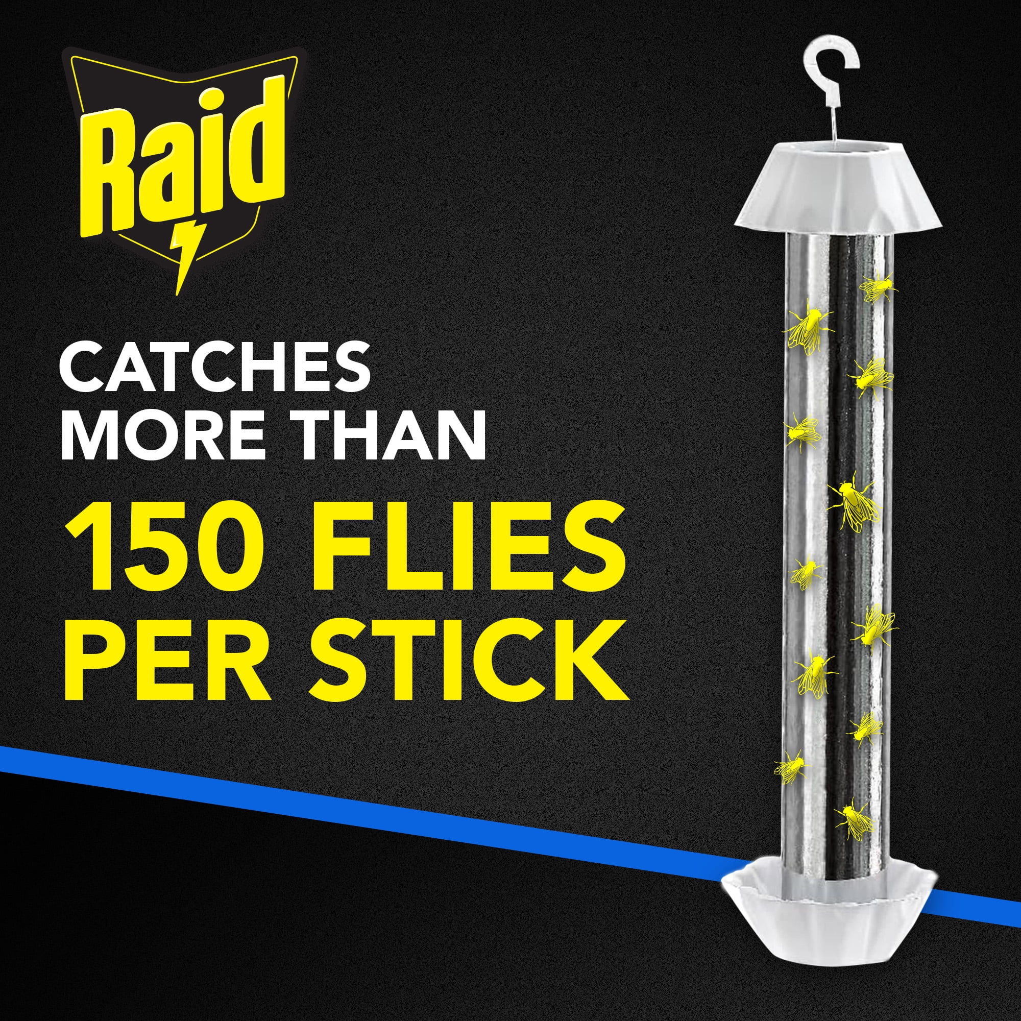 Raid Fly Stick Trap, Traps Flying Insects