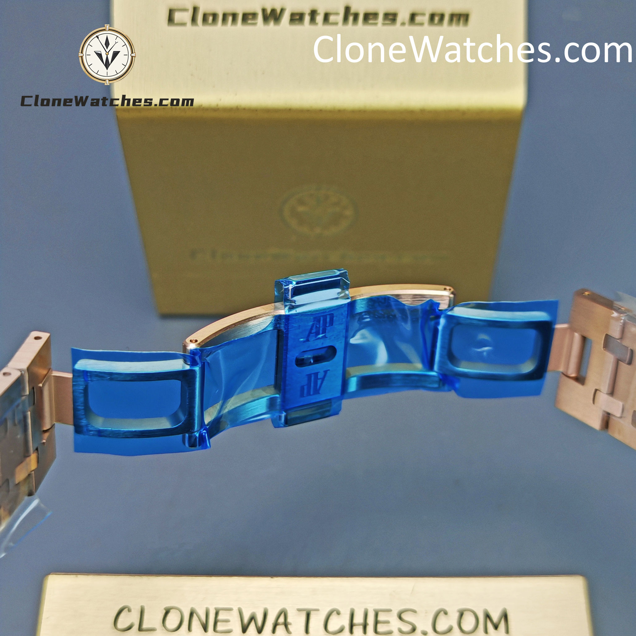 Audemars Piguet Super Clone Watches 1:1 Royal Oak Rose Gold 26240 Green Dial