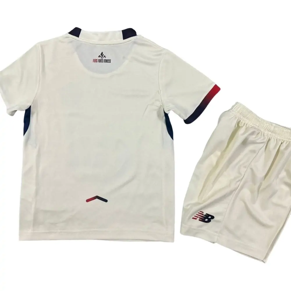 2025-26 Lille LOSC Away Kit - Short Sleeve Children's suit Fans Edition