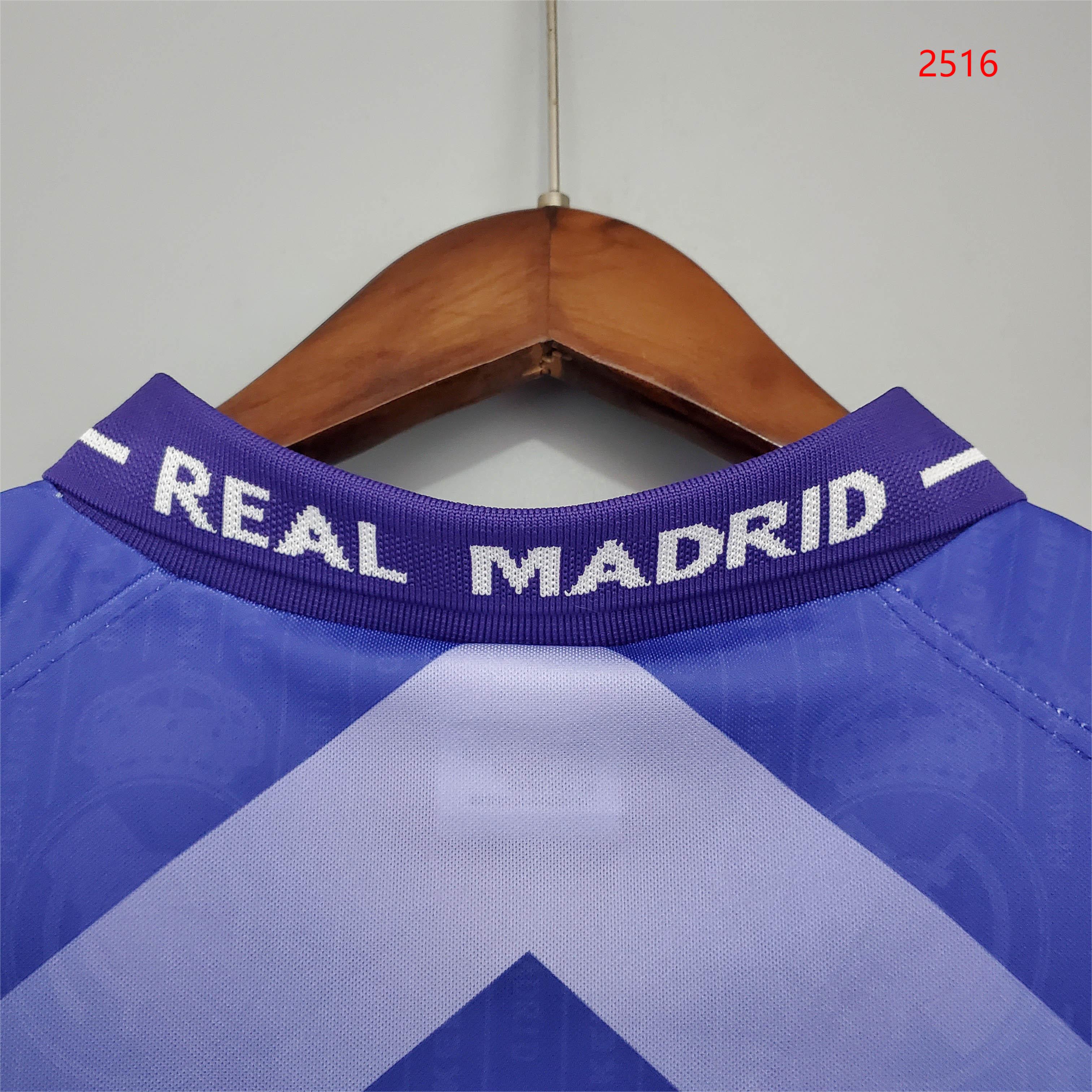 1996/1997 Retro Real Madrid Away Soccer Jersey 1:1 Thai Quality - Fans Edition