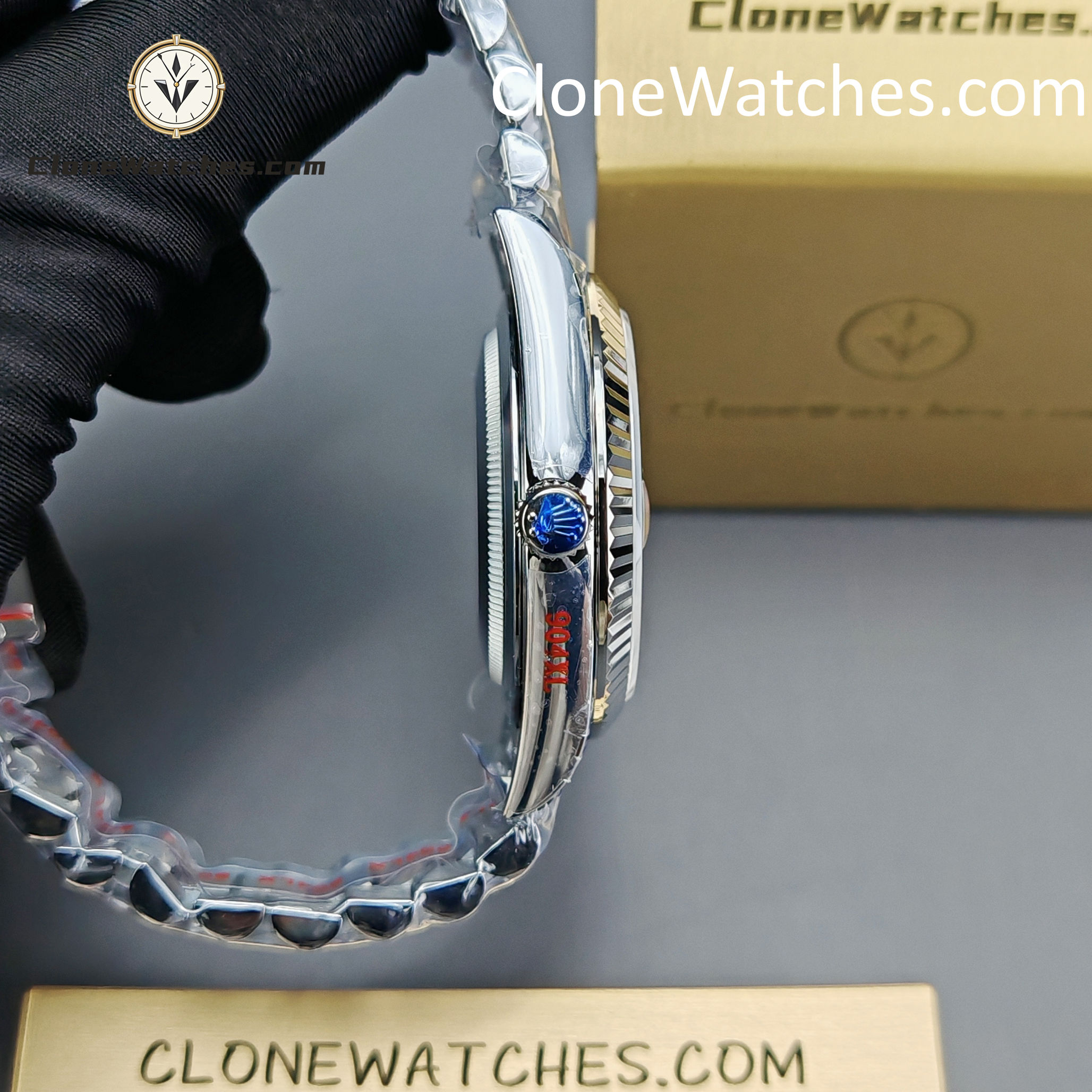 Rolex Super Clone Watches 1:1 Day Date Black Dial 40mm m228239-0005 3255 Movement