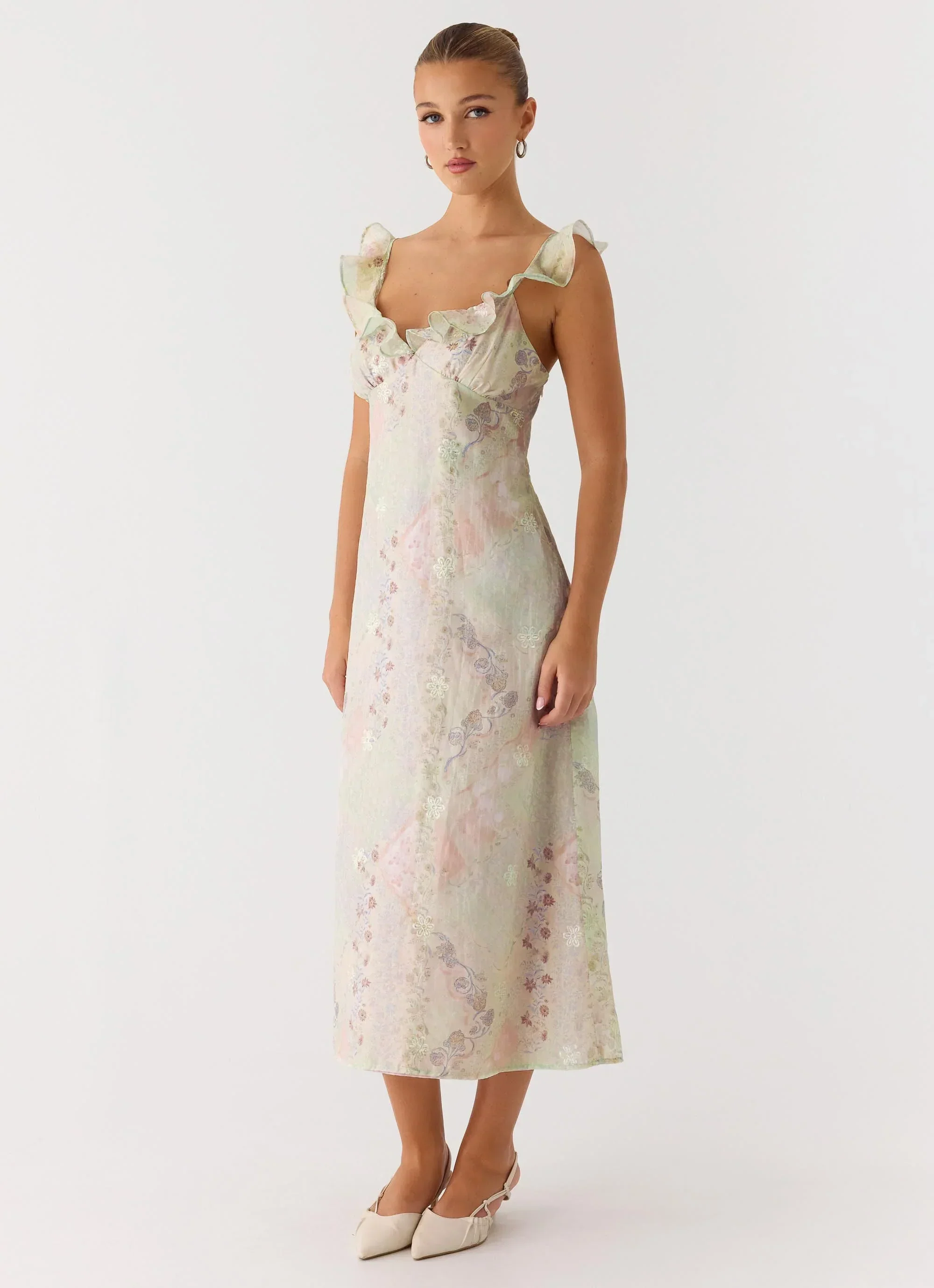 Europa Midi Dress - Mystic Paisley
