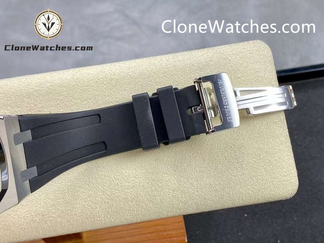 Audemars Piguet Super Clone Watches 1:1 Royal Oak 15400 Blue Dial Rubber Strap