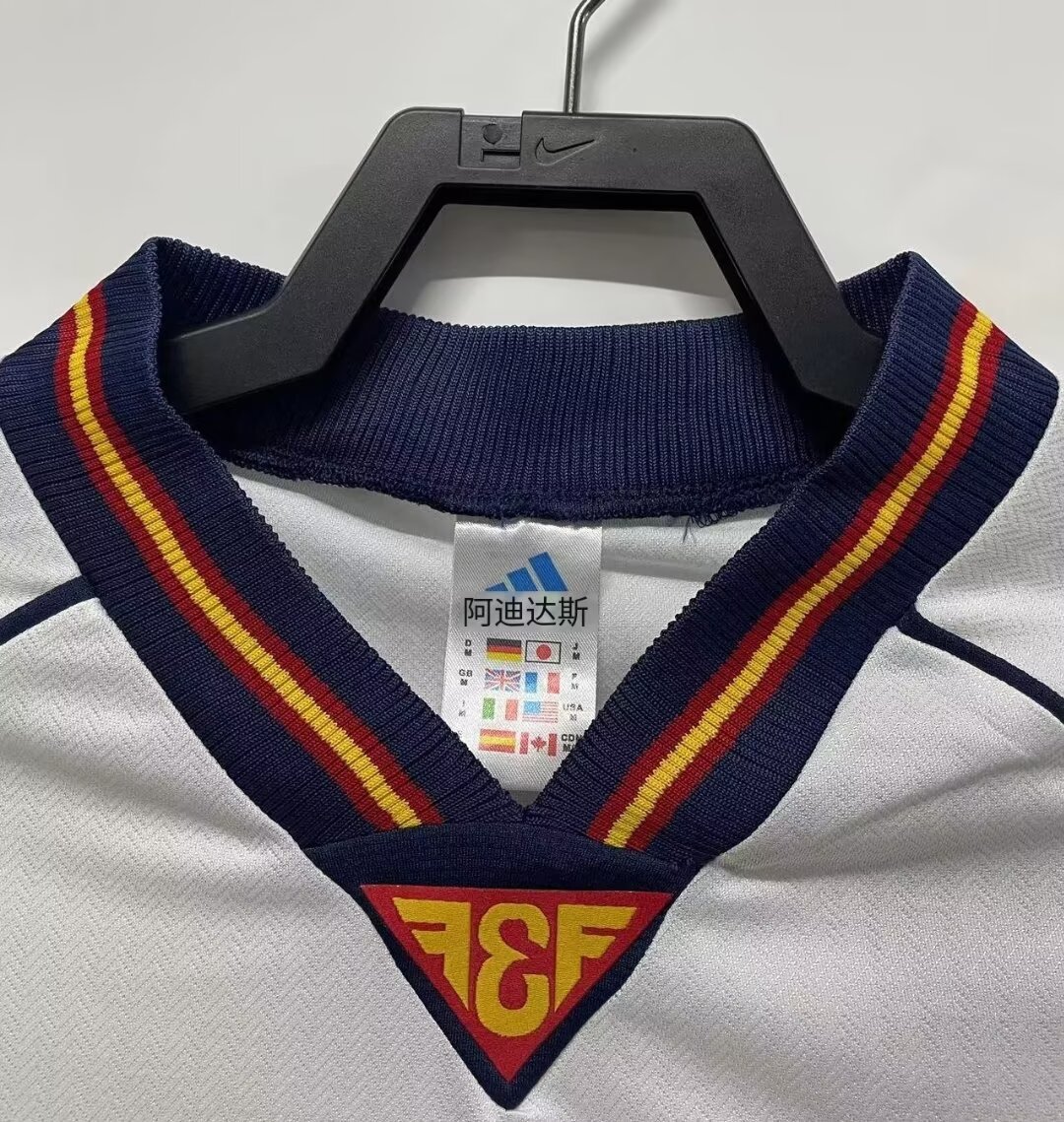 1998 Spain Away Retro Jersey - Fans Edition