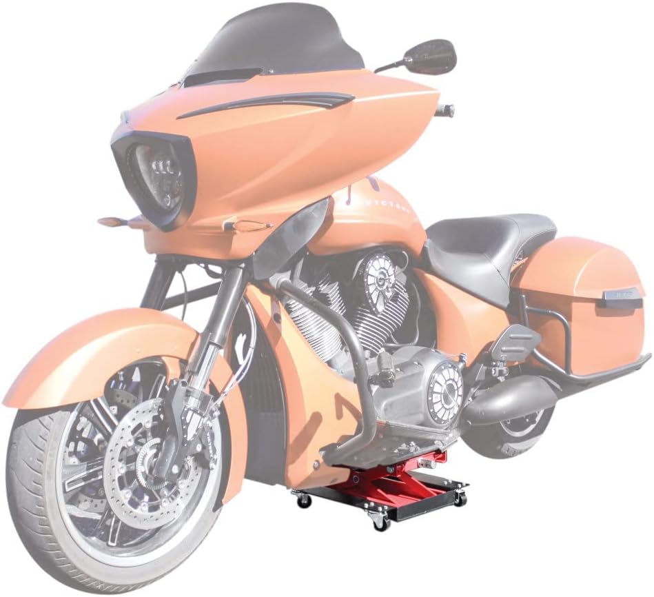 Cric moto large avec chariot capacité 5000 kg