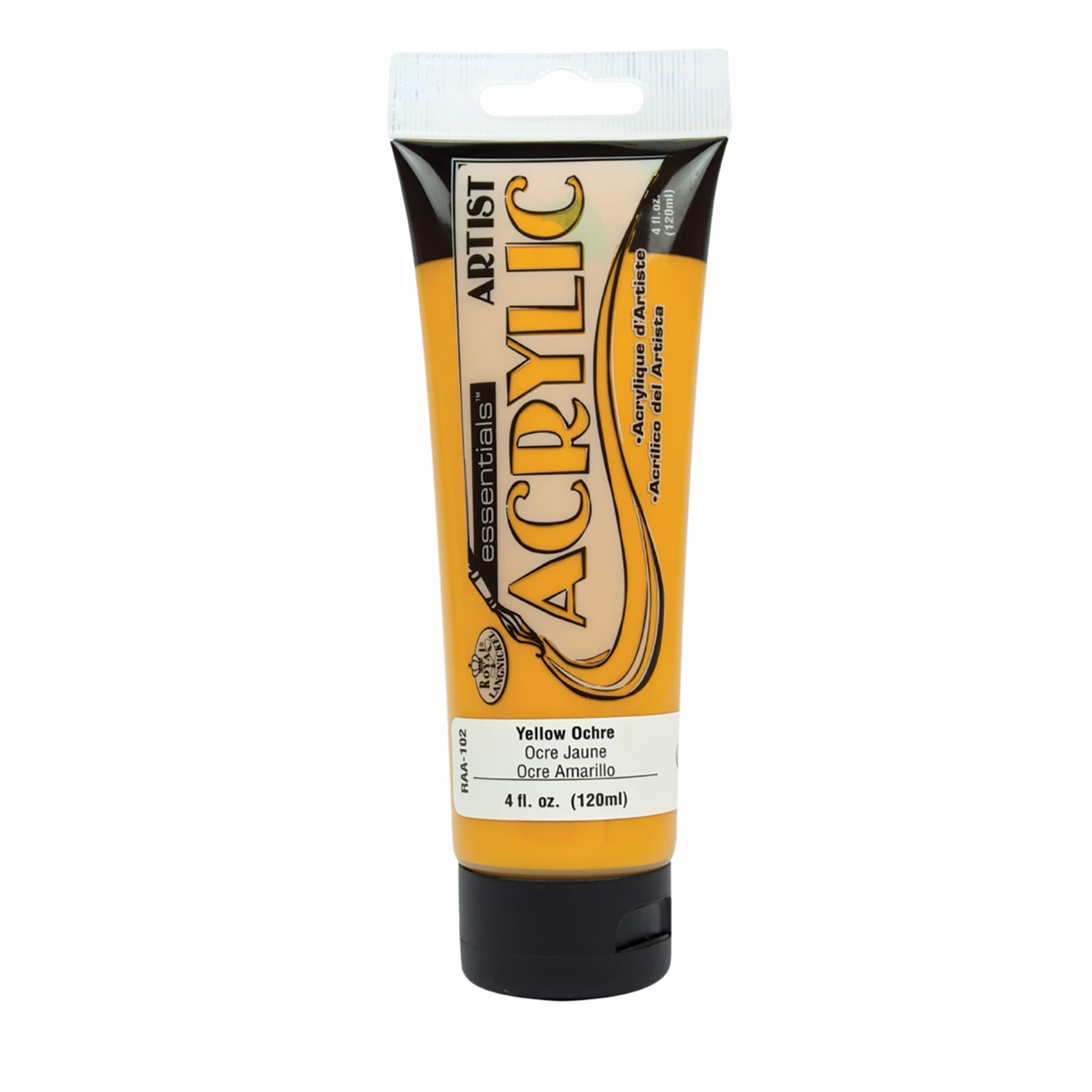 Royal & Langnickel Essentials 120ml Primary Yellow Acrylic Artist Paint