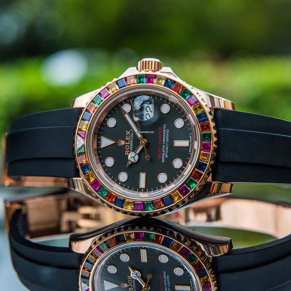 ROLEX Yacht-Master Rainbow Sapphire Bezel 