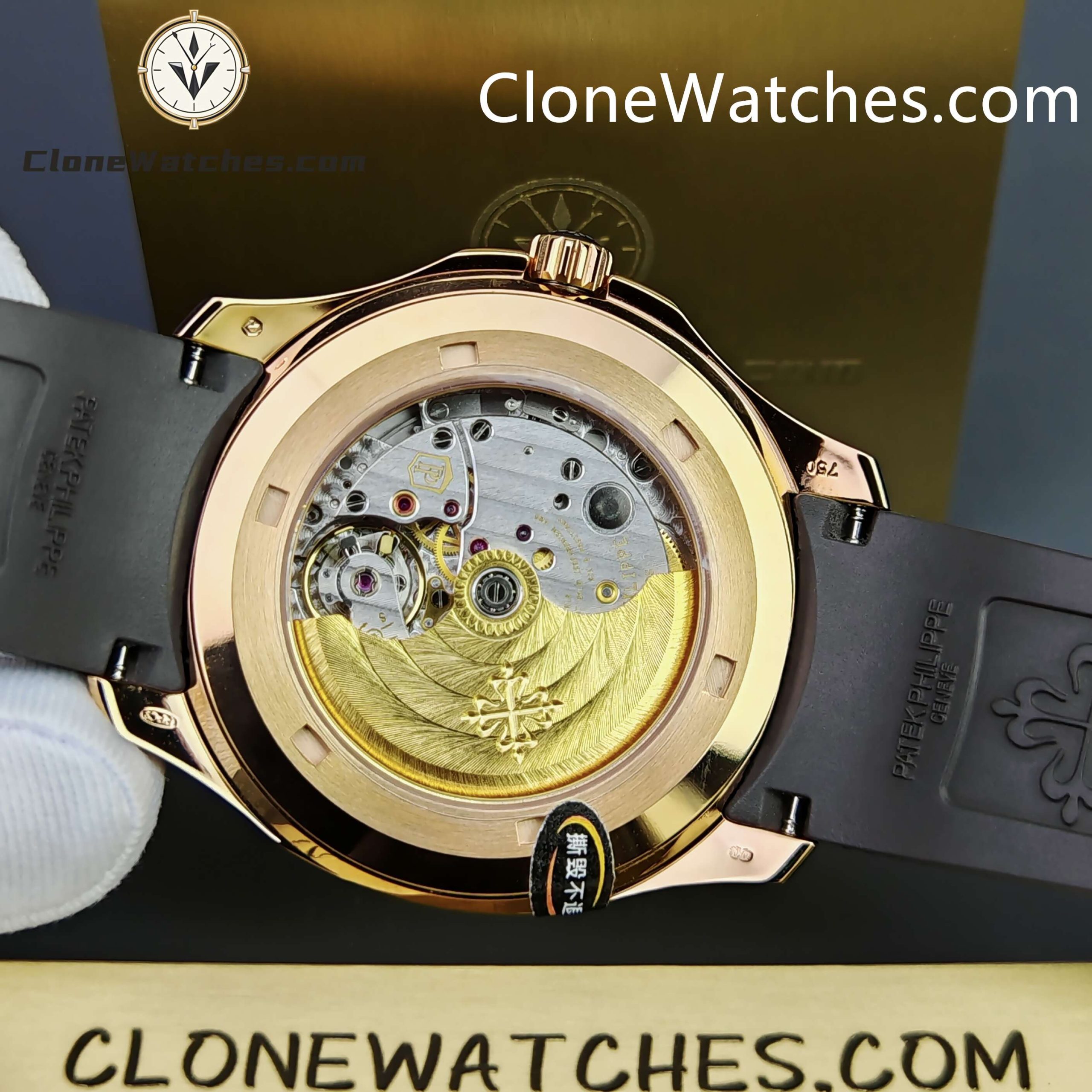 Patek Philippe Super Clone Watches 1:1 Aquanaut Rose Gold 5167R-001 40.8 mm