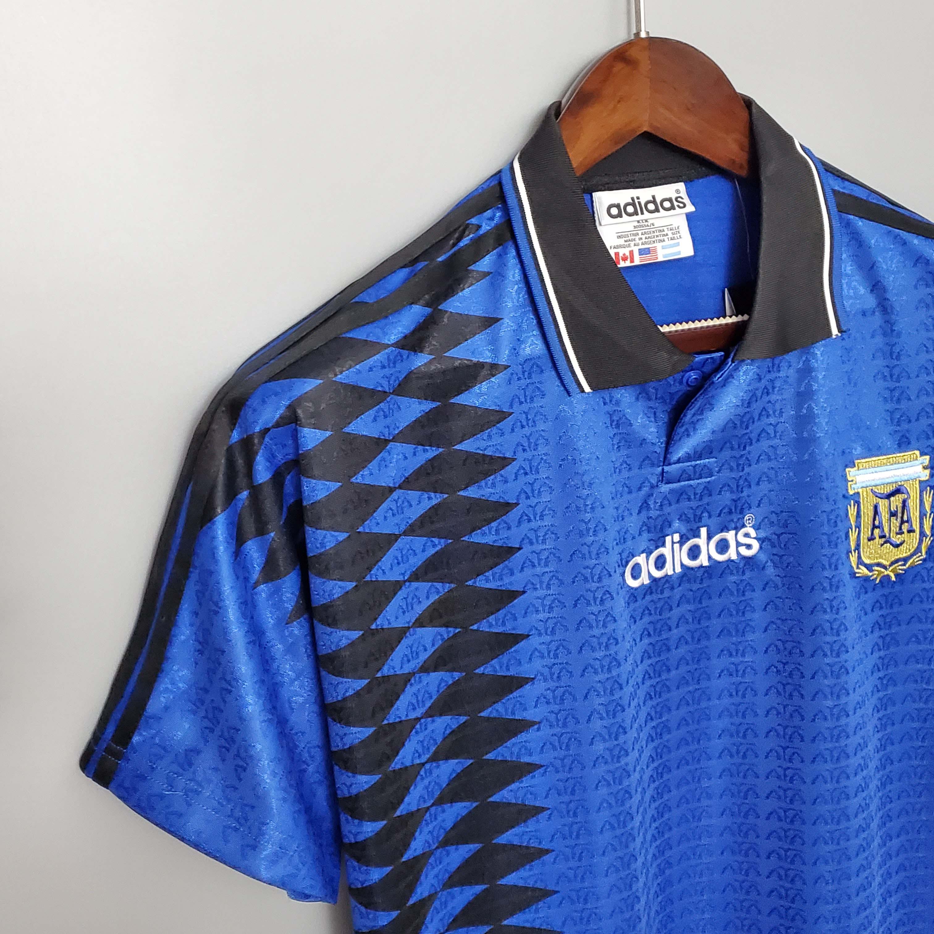 1994 Argentina Away Retro Jersey 1:1 Thai Quality-Fans Edition