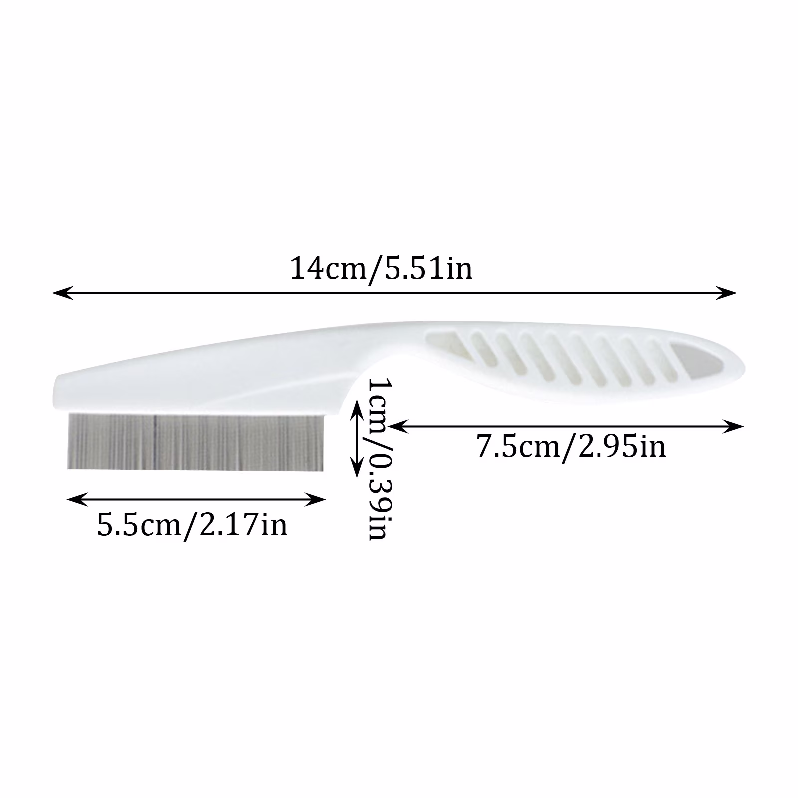 Multicolor Stainless Steel Pet Flea Comb, Professional Grooming Tool, Safe Round Teeth Design, Efficiently Remove Fleas, Ticks, Tear Stains, Tangles and Dirt for Dogs Cats