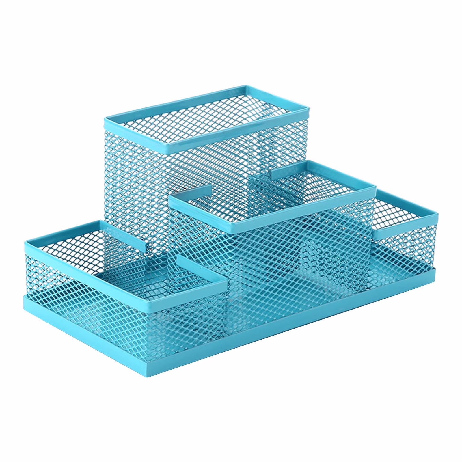 Meitianfacai Mesh Pencil Holder, hot pink