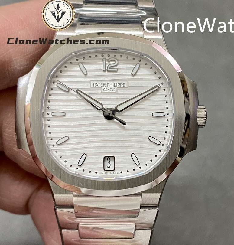 Patek Philippe Super Clone Watches 1:1 Nautilus White Dial 7118/1A-010 35.2 mm