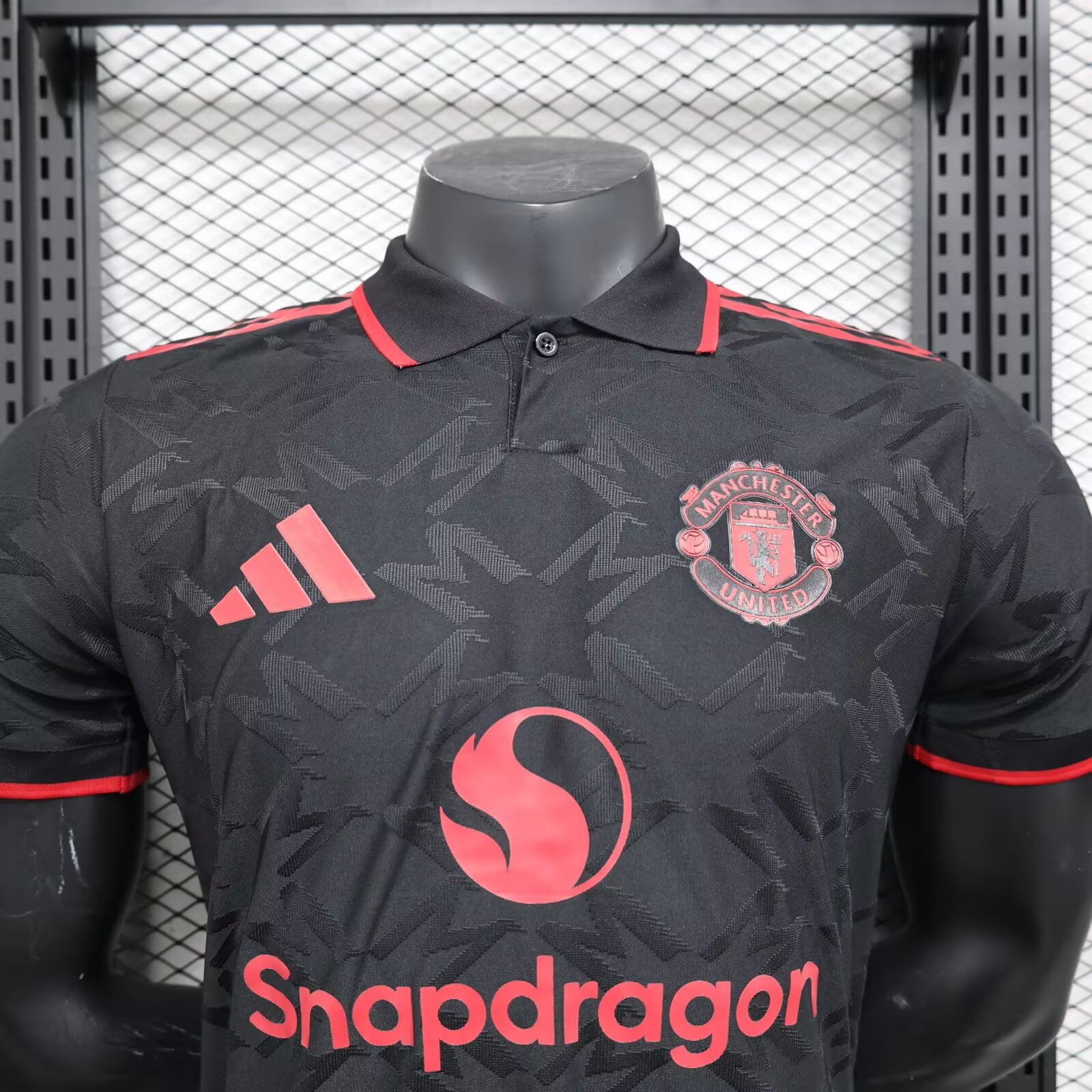 2025-26 New Season Manchester United Special Edition Black Jersey - Player Edition