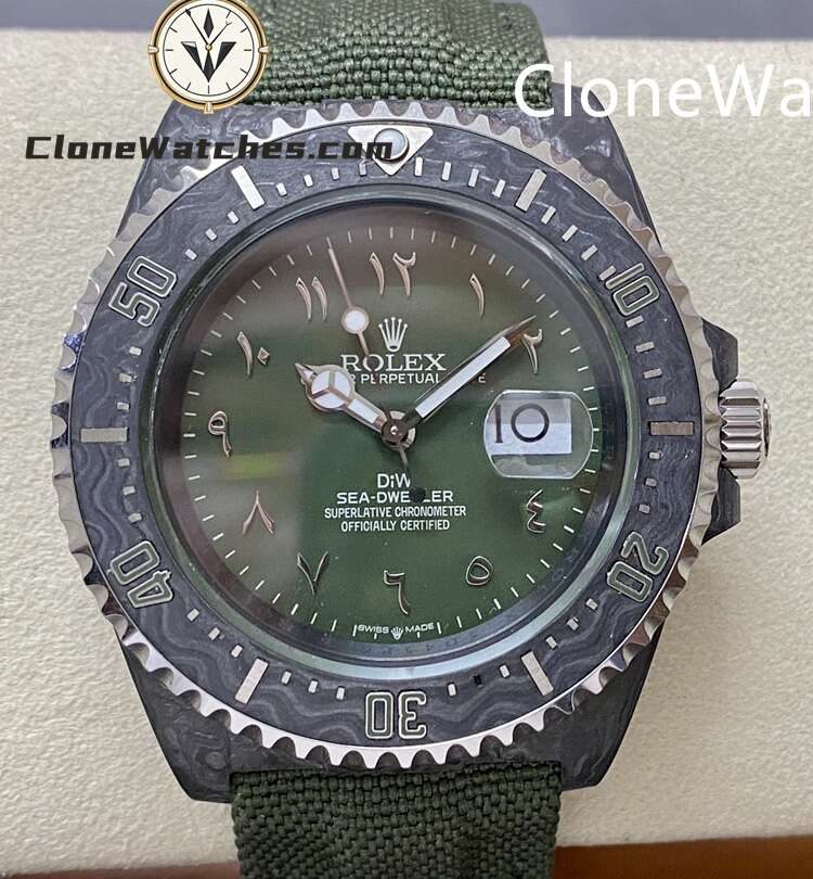 Modified Super Clone Watches 1:1 DIW Rolex Sea Dweller “HUNTER ARABIC” 3235 Movement