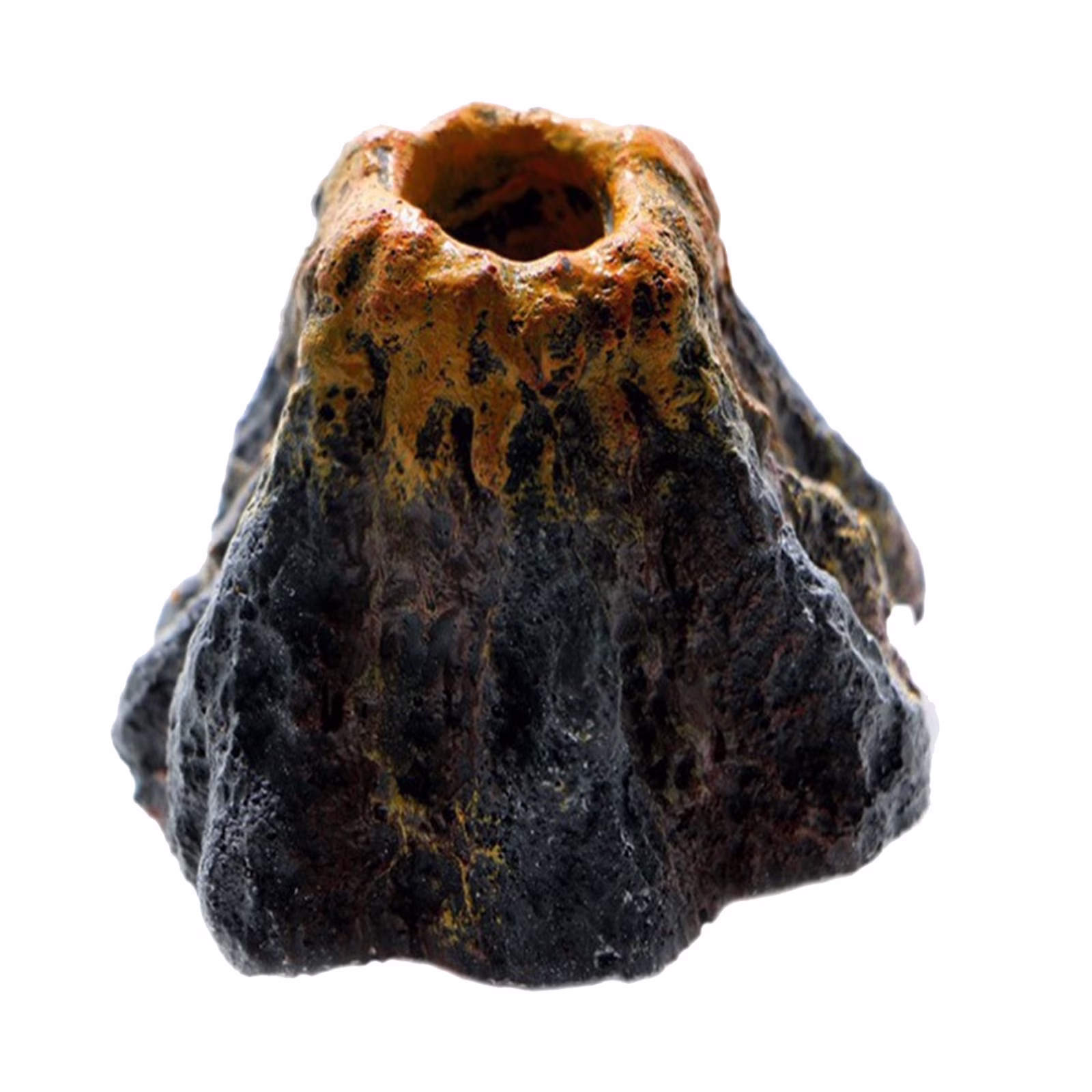 Djunllk Exquisite Aquarium Water Tank Volcano Eruption Decorative Volcano Model, Fish Tank Decorations
