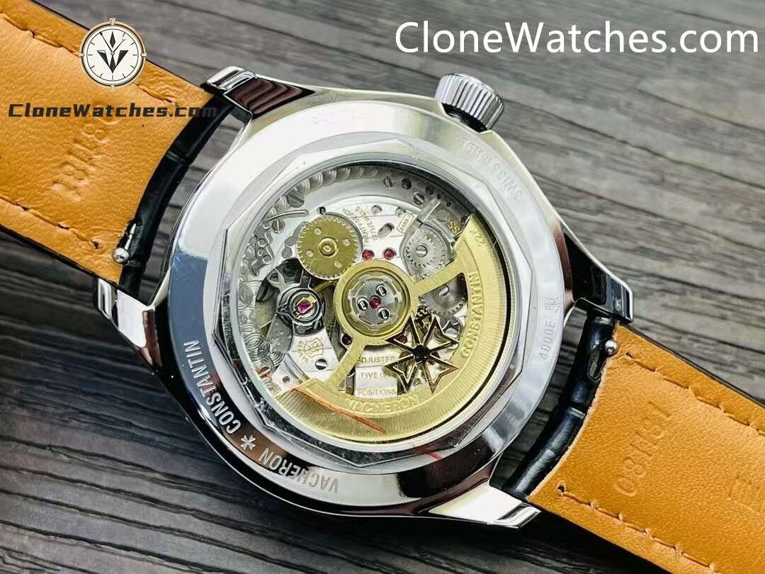 Vacheron Constantin Super Clone Watches 1:1 Fiftysix 4000E/000A-B439 Grey White Dial