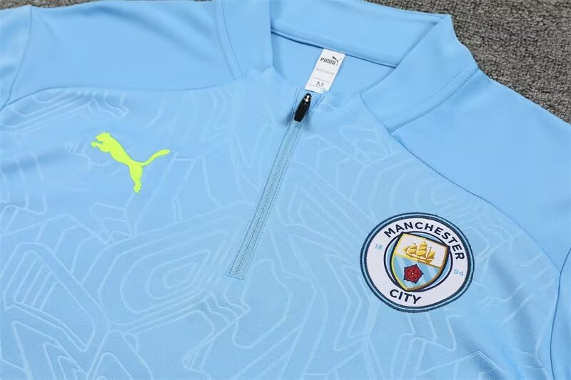 2024/25 Manchester City half-zip training kit