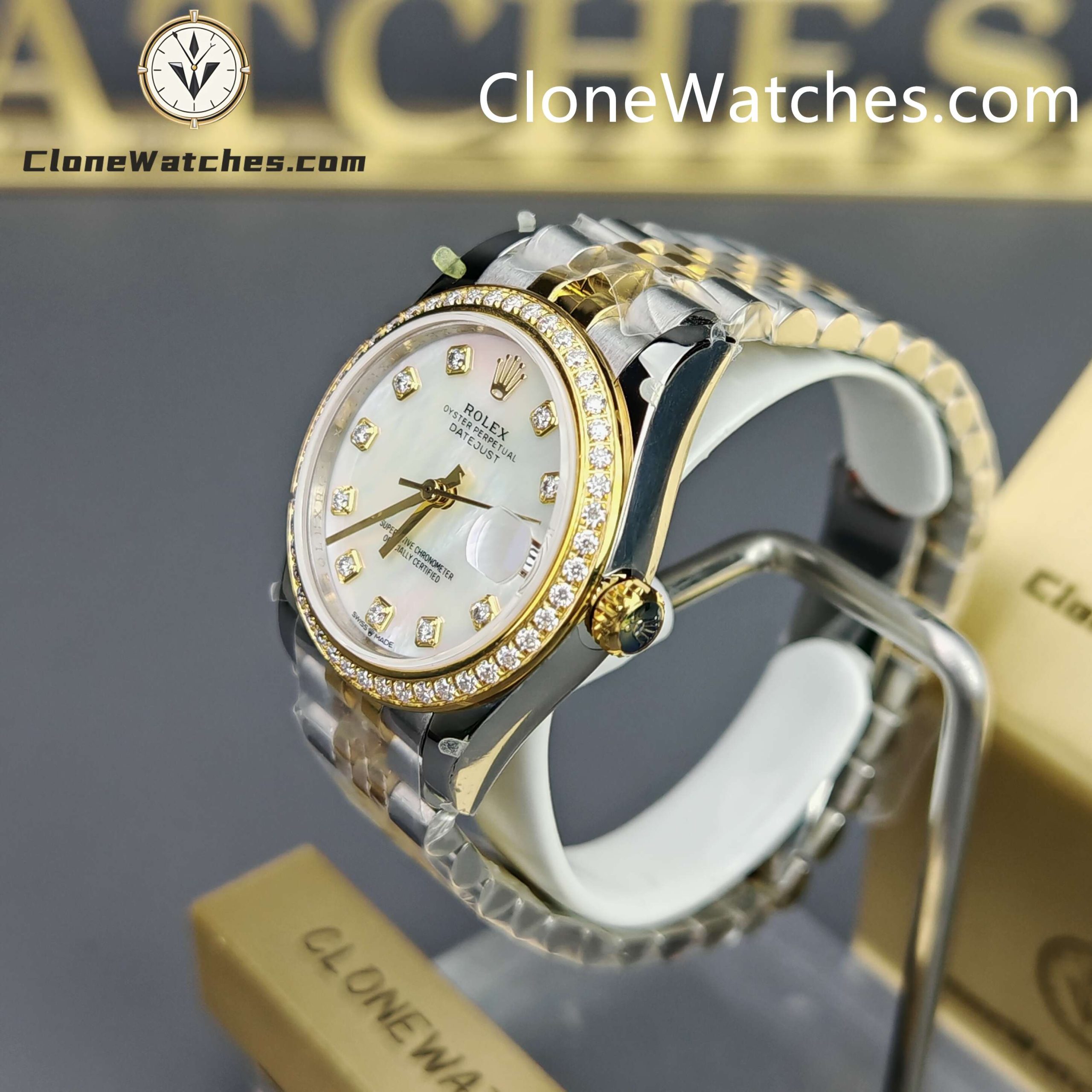 Rolex Super Clone Watches 1:1 DateJust m278383rbr-0028 Jubilee 31MM 2236 Movement