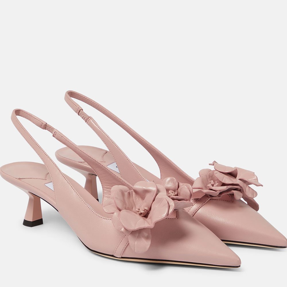 Jimmy Choo 3CM Stiletto Building And Baotou Slide Sandal