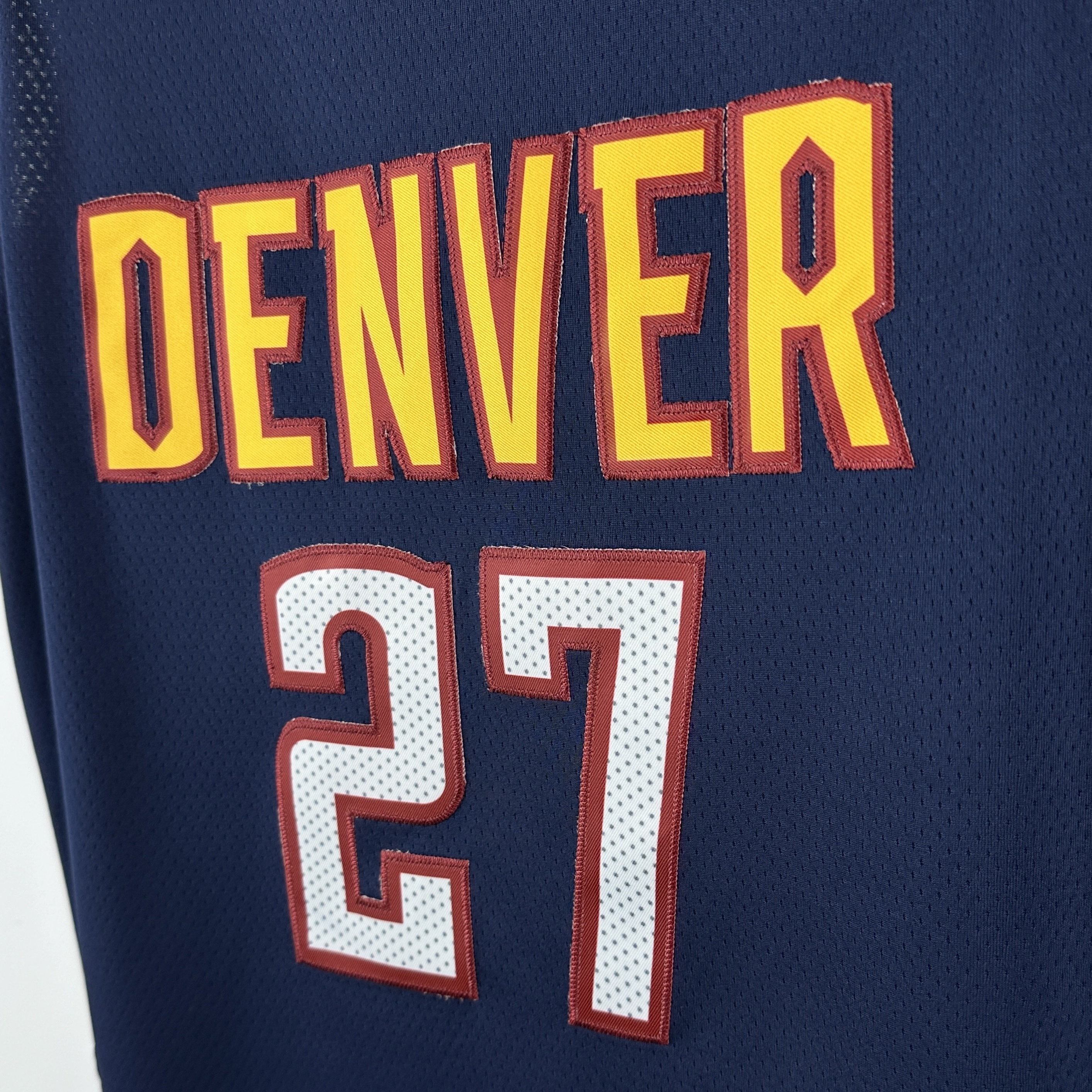 Embroidered Nuggets Navy Blue No. 27 Murray