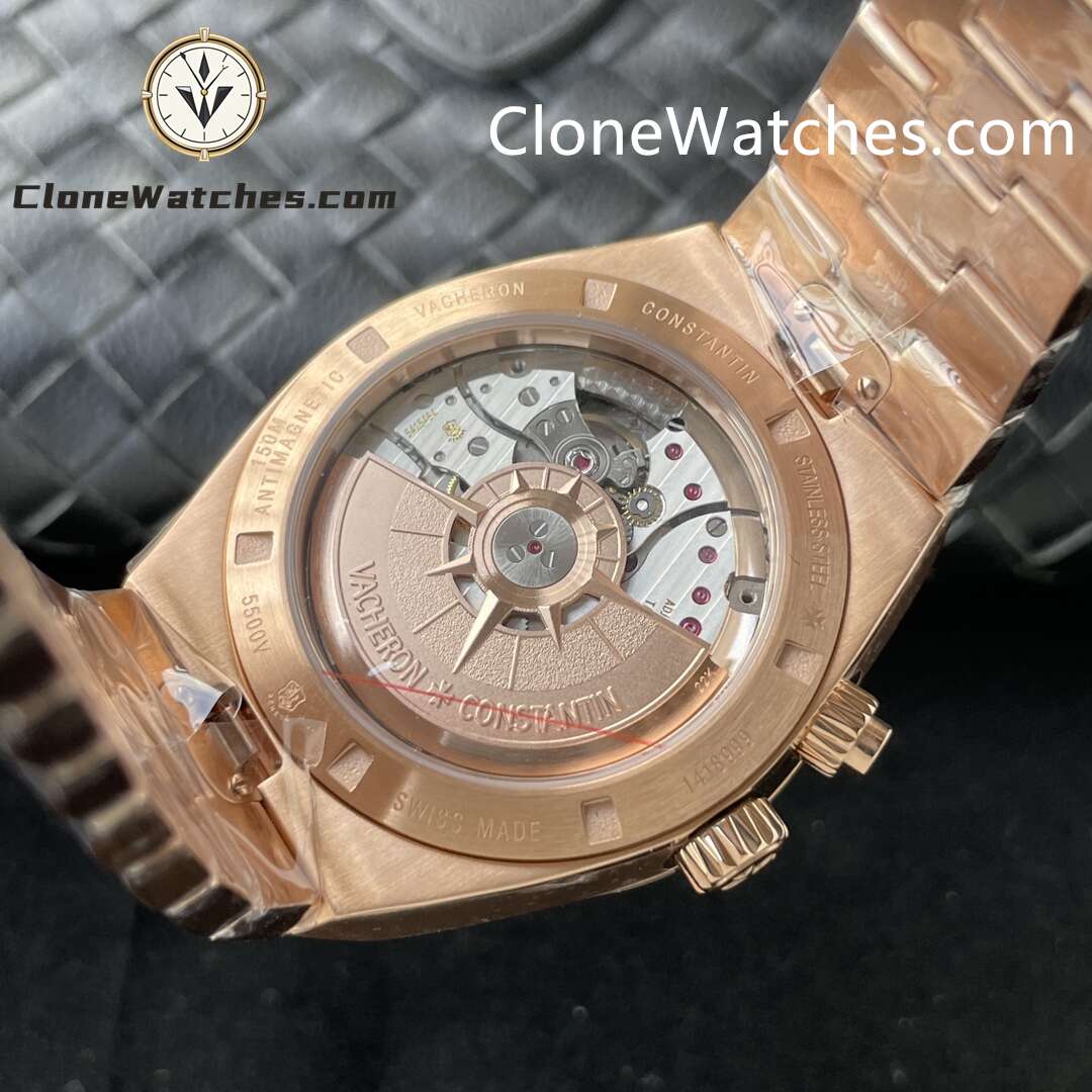 Vacheron Constantin Super Clone Watches 1:1 Overseas Dual time rose gold 7920V/210R-B965 41mm