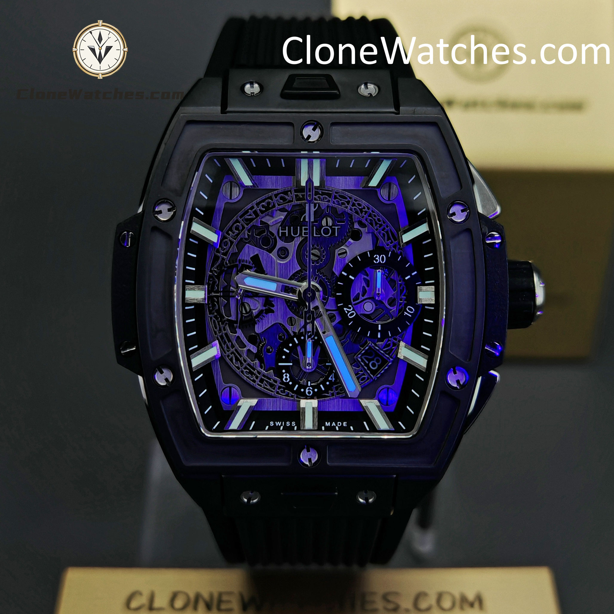 Hublot Super Clone Watches 1:1 Spirit of Big Bang Black Magic 642.CI.0170.RX