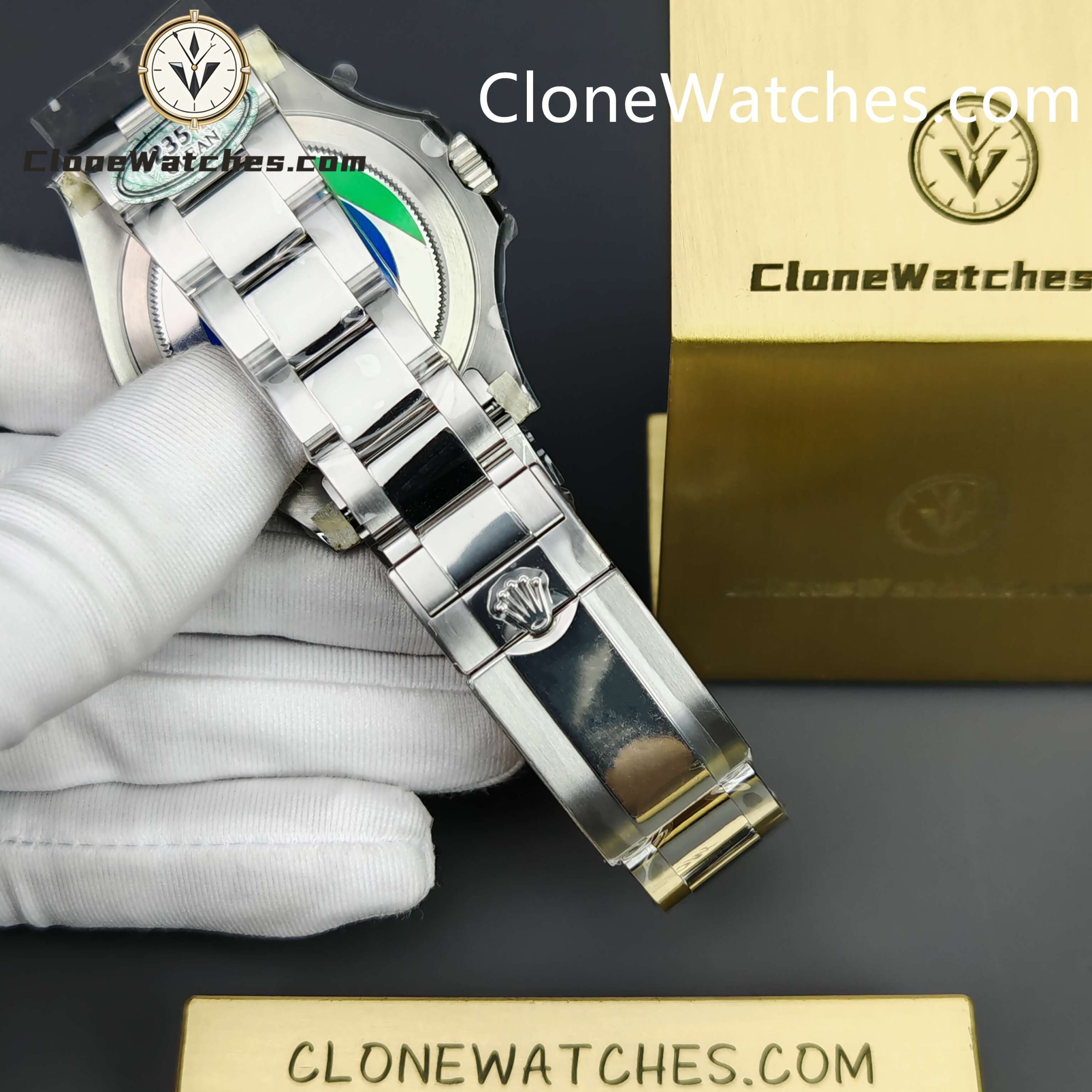 Rolex Super Clone Watches 1:1 Yacht Master Rhodium White Dial M126622-0001 3235 Movement