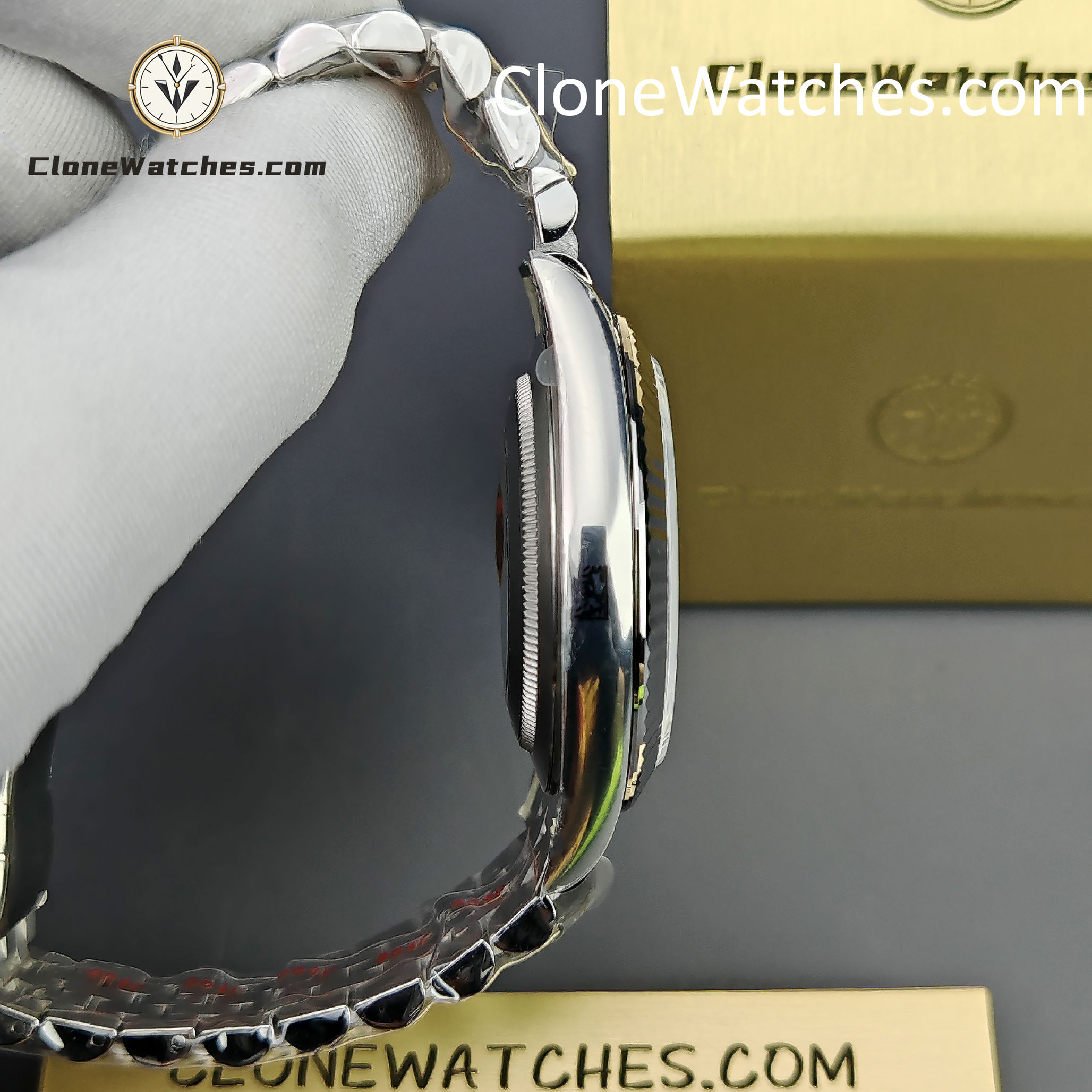Rolex Super Clone Watches 1:1 DateJust Green Dial m126334-0028 Jubilee 41MM 3235 Movement