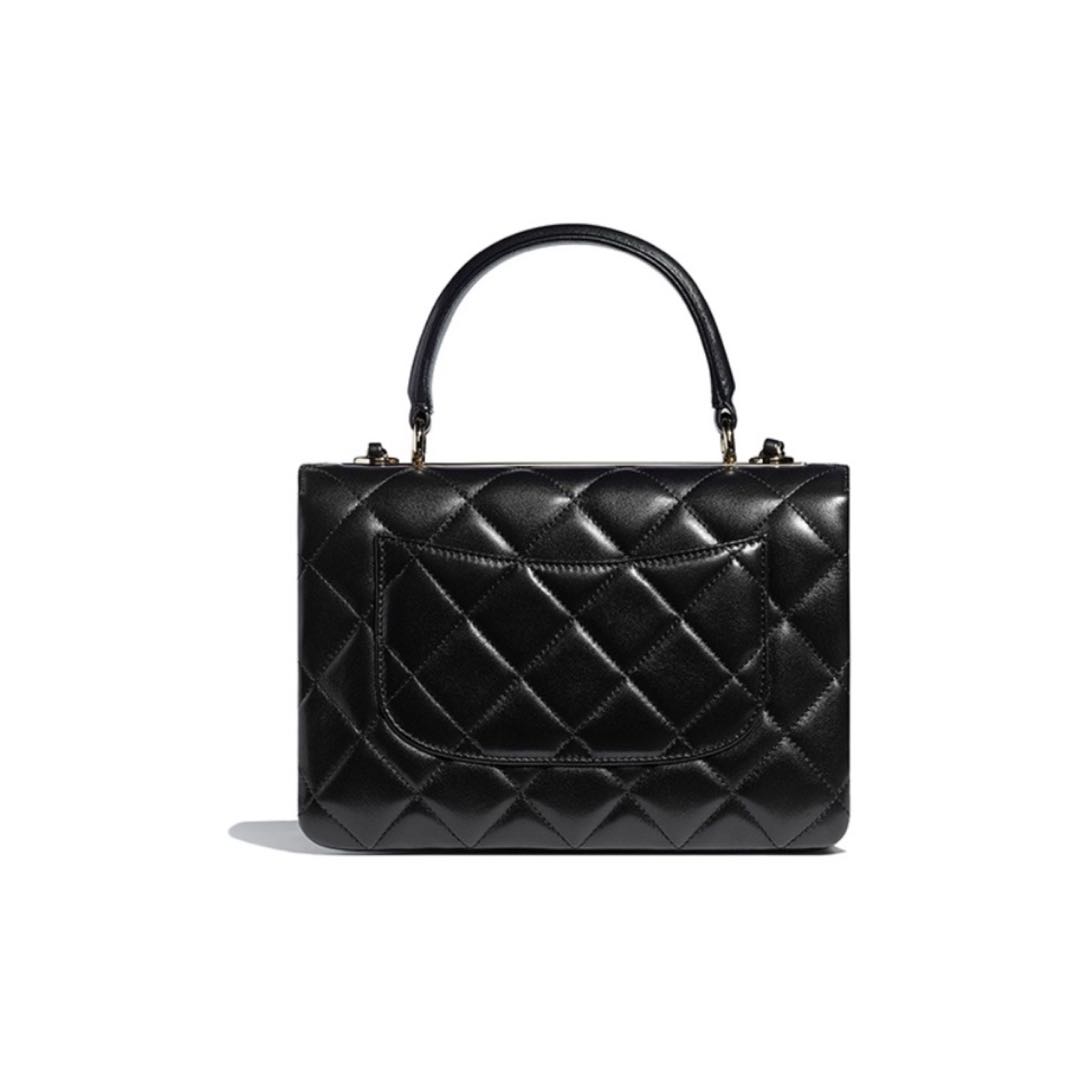 Chanel trendy cc Diamond patterned flap sheepskin crossbody bag