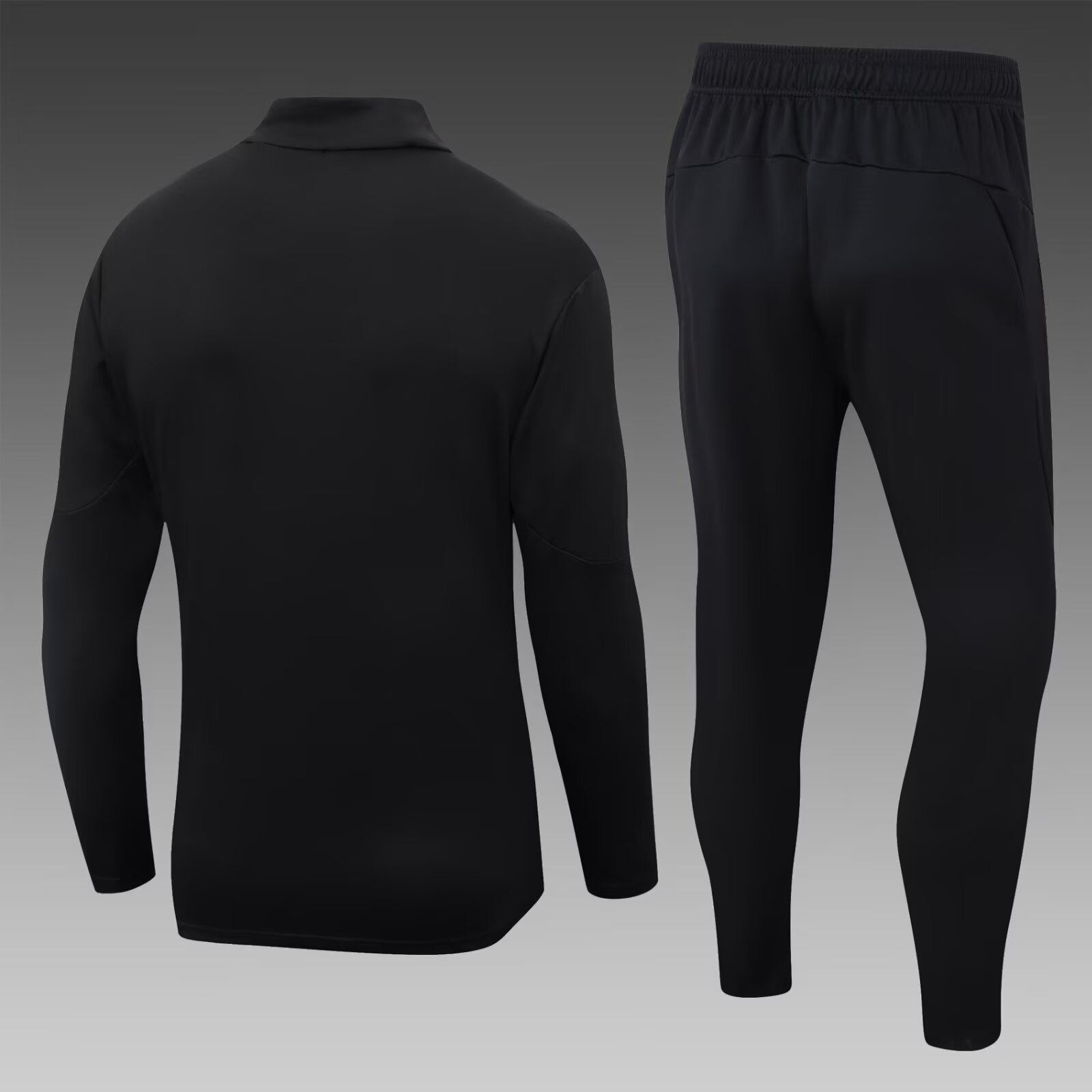 2025/26 Manchester City black half-zip training jersey