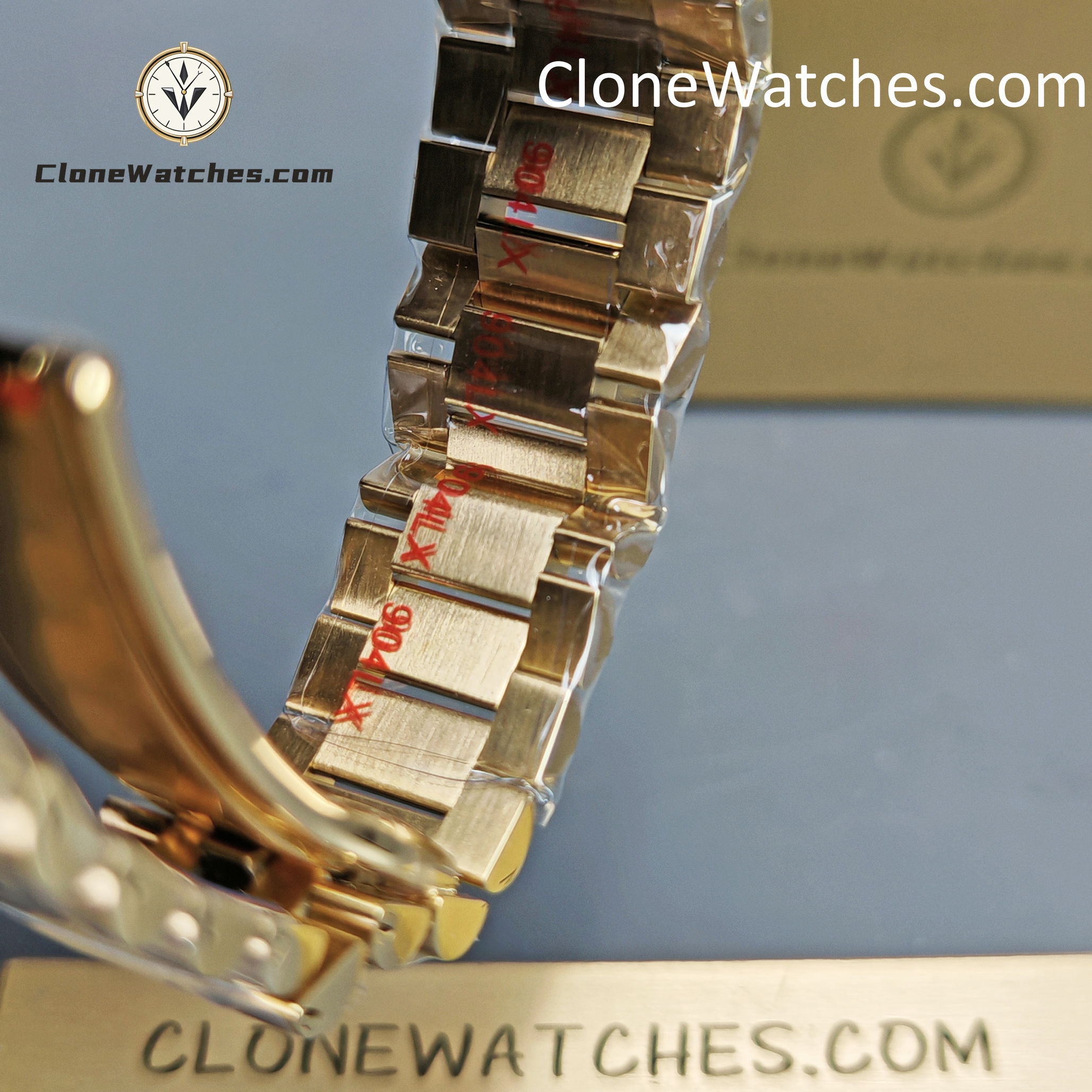 Rolex Super Clone Watches 1:1 Day Date 18K Gold Champagne Dial 36mm m128238-0045 3255 Movement