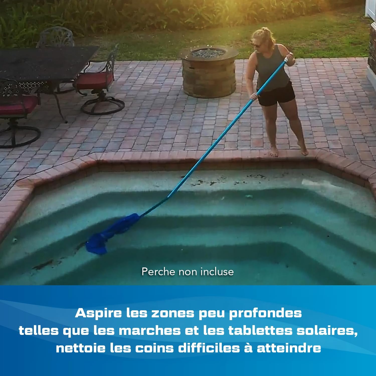 Aspirateur piscine Pool Blaster Max Li sans fil moteur P30 pour piscine et spa