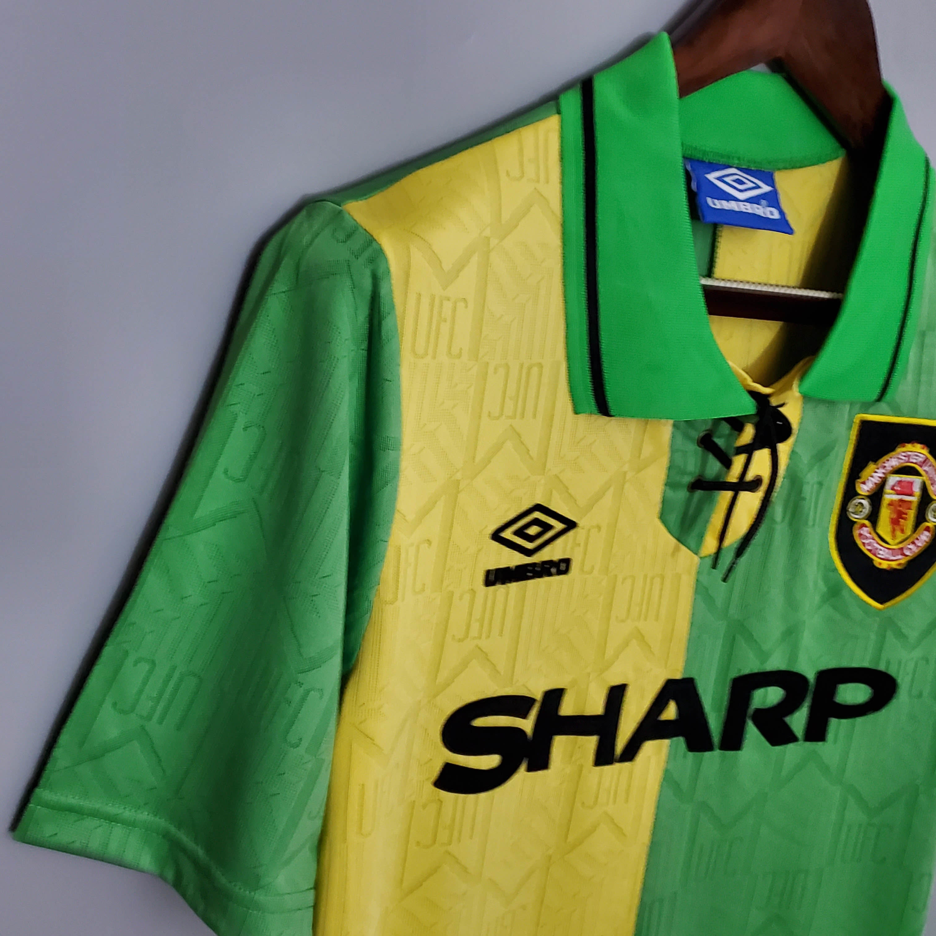 1992/1994 Retro Manchester United Third Away Football Shirt 1:1 Thai Quality - Fans Edition