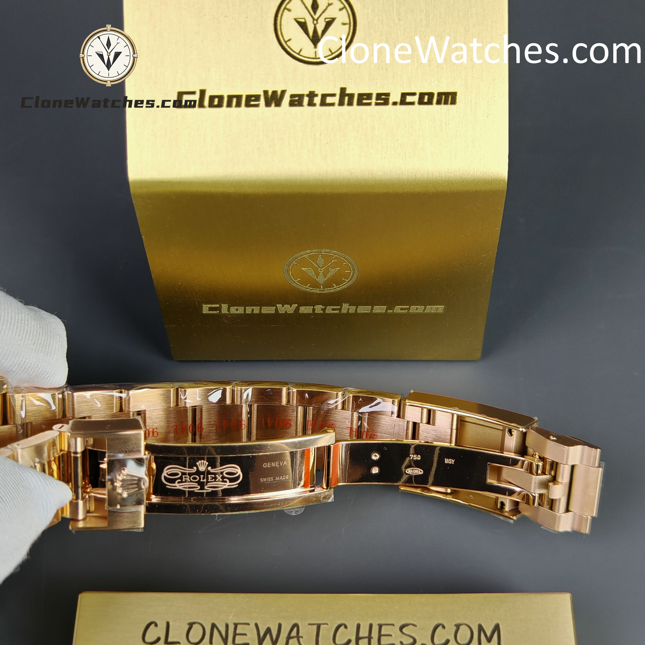 Rolex Super Clone Watches 1:1 Daytona Rose Gold Chocolate Dial m116505-0013 4130 Movement