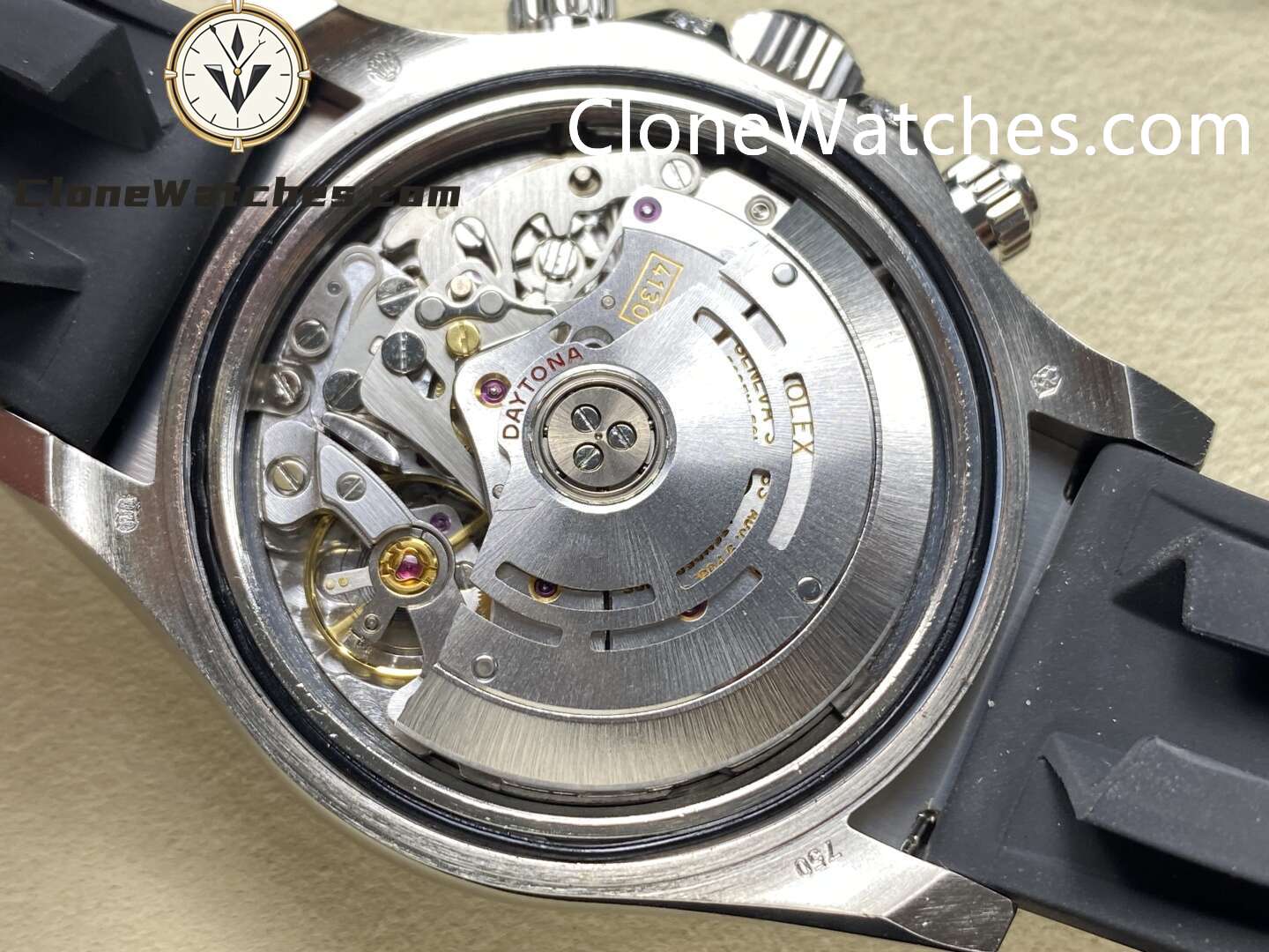 Rolex Super Clone Watches 1:1 Daytona 116589TBR Eye of the Tiger Diamonds Dial 4130 Movement