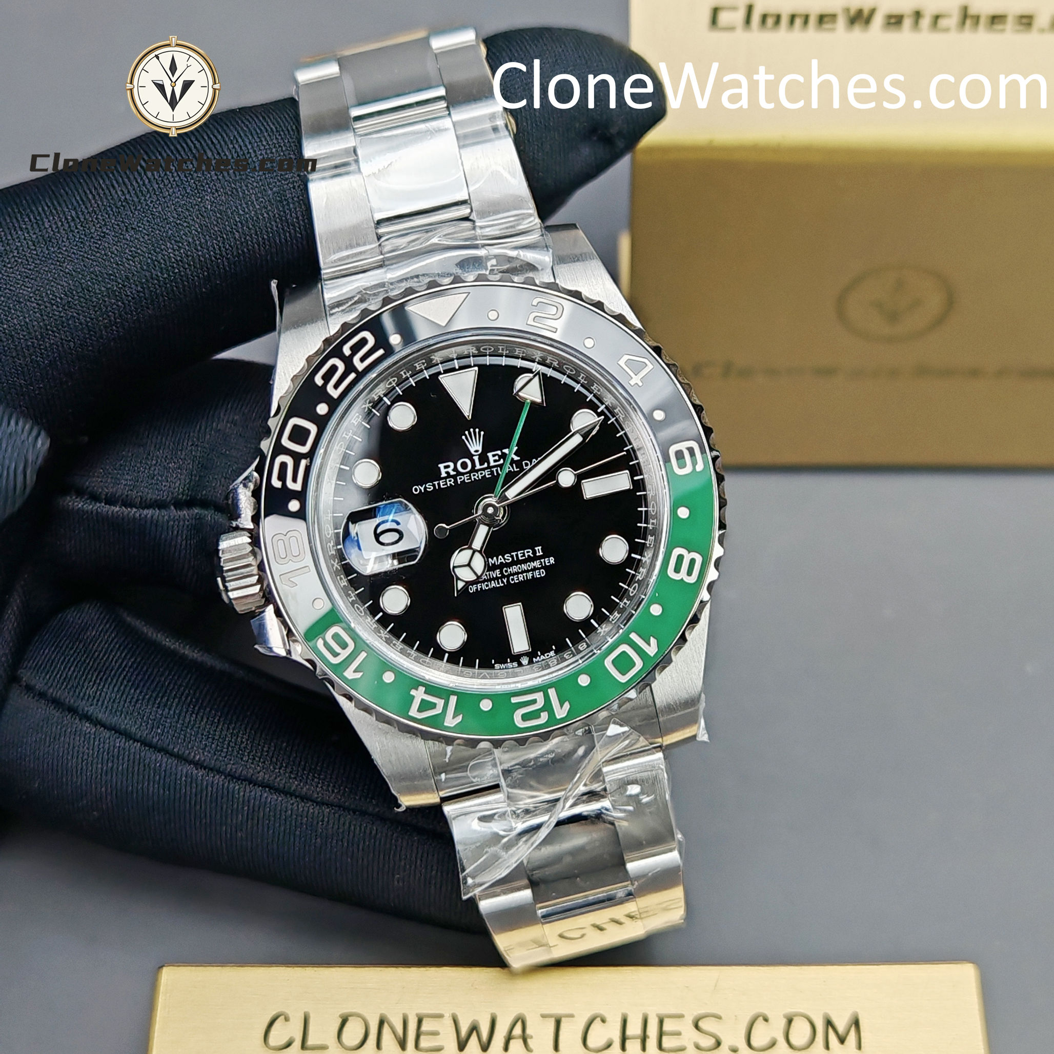 Rolex Super Clone Watches 1:1 Sprite GMT Master II M126720vtnr Oyster 3285 Movement