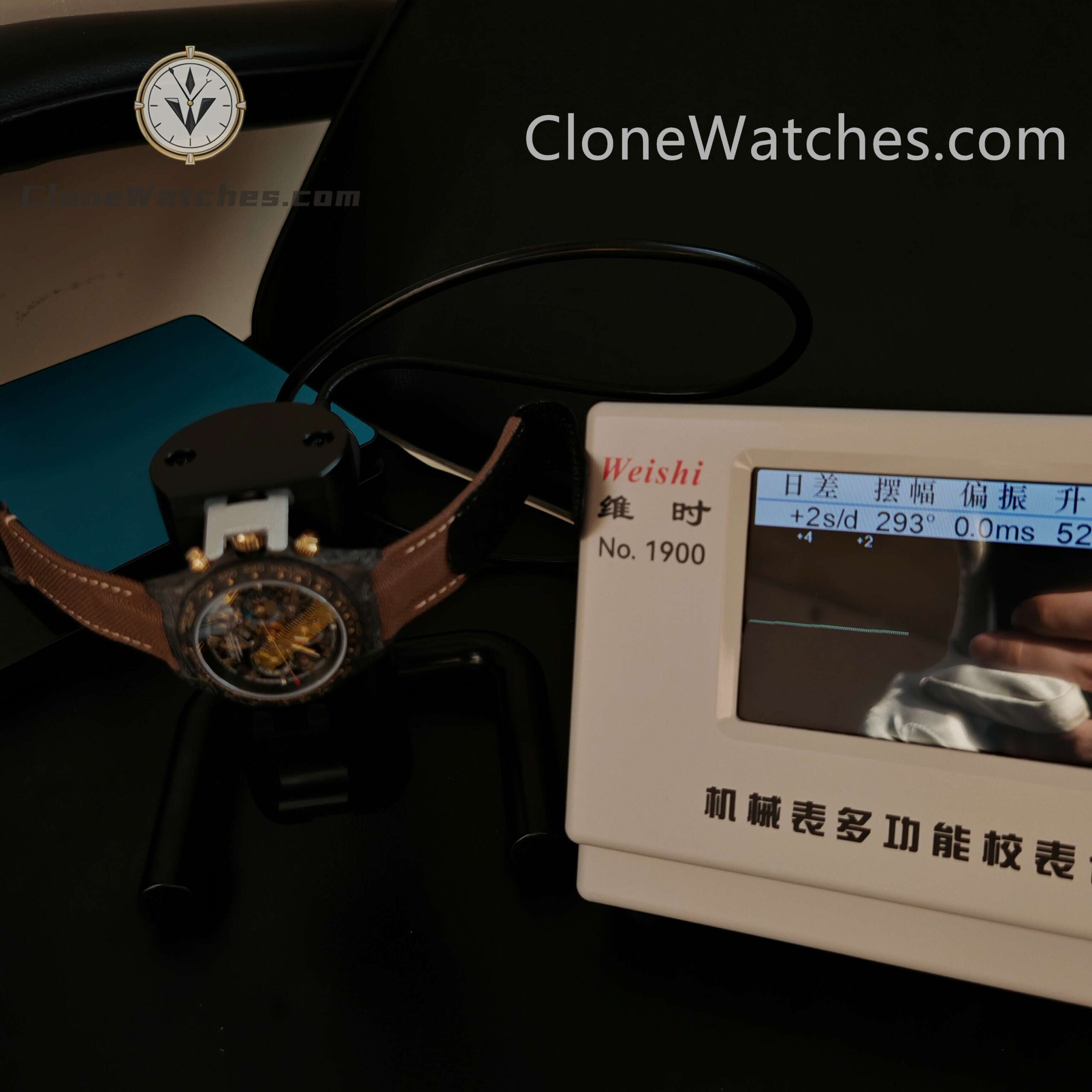 Rolex Super Clone Watches 1:1 Skeleton Daytona Carbon Case DIW Lightweight 4130 Movement