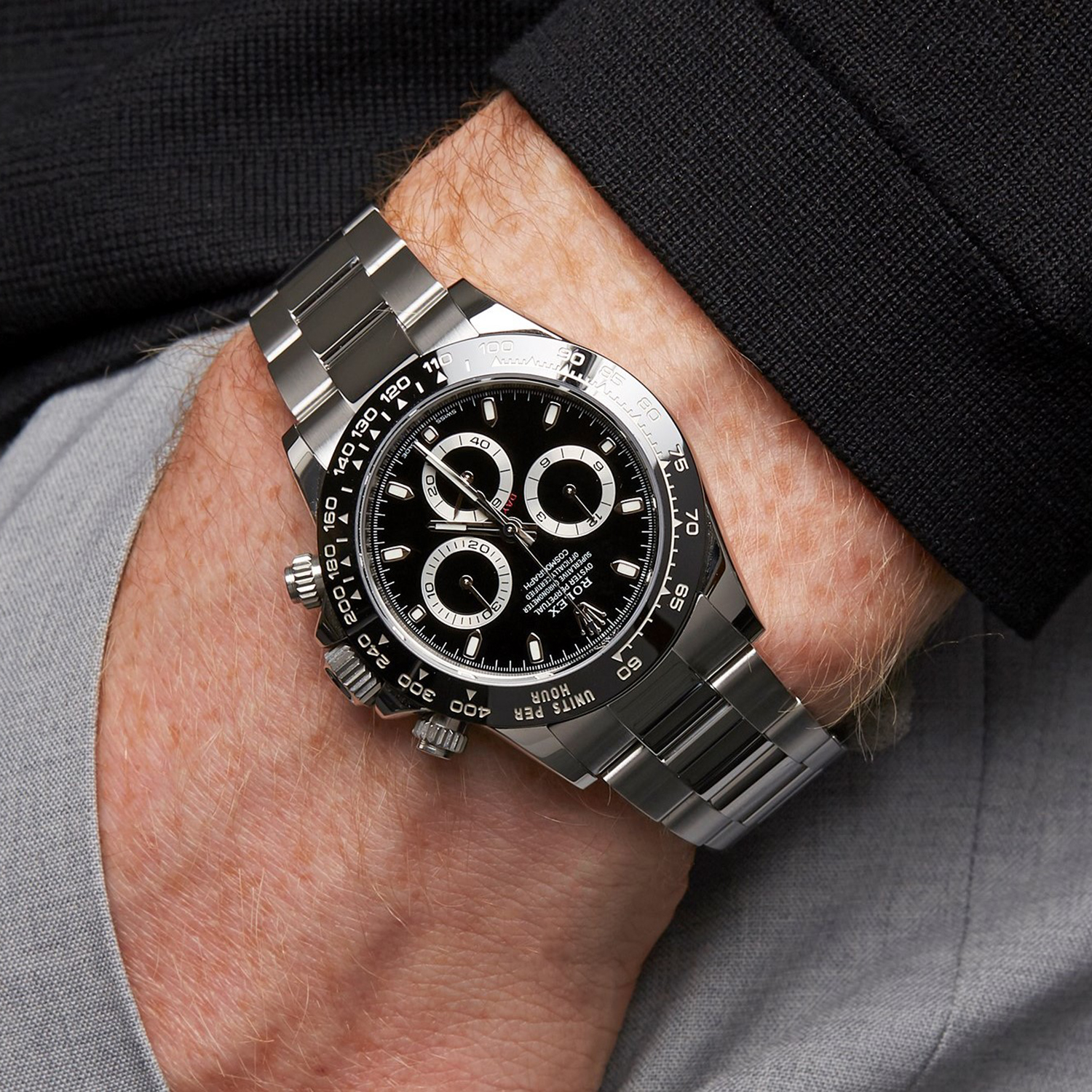 Rolex Cosmograph Daytona black dial 116500ln-0002