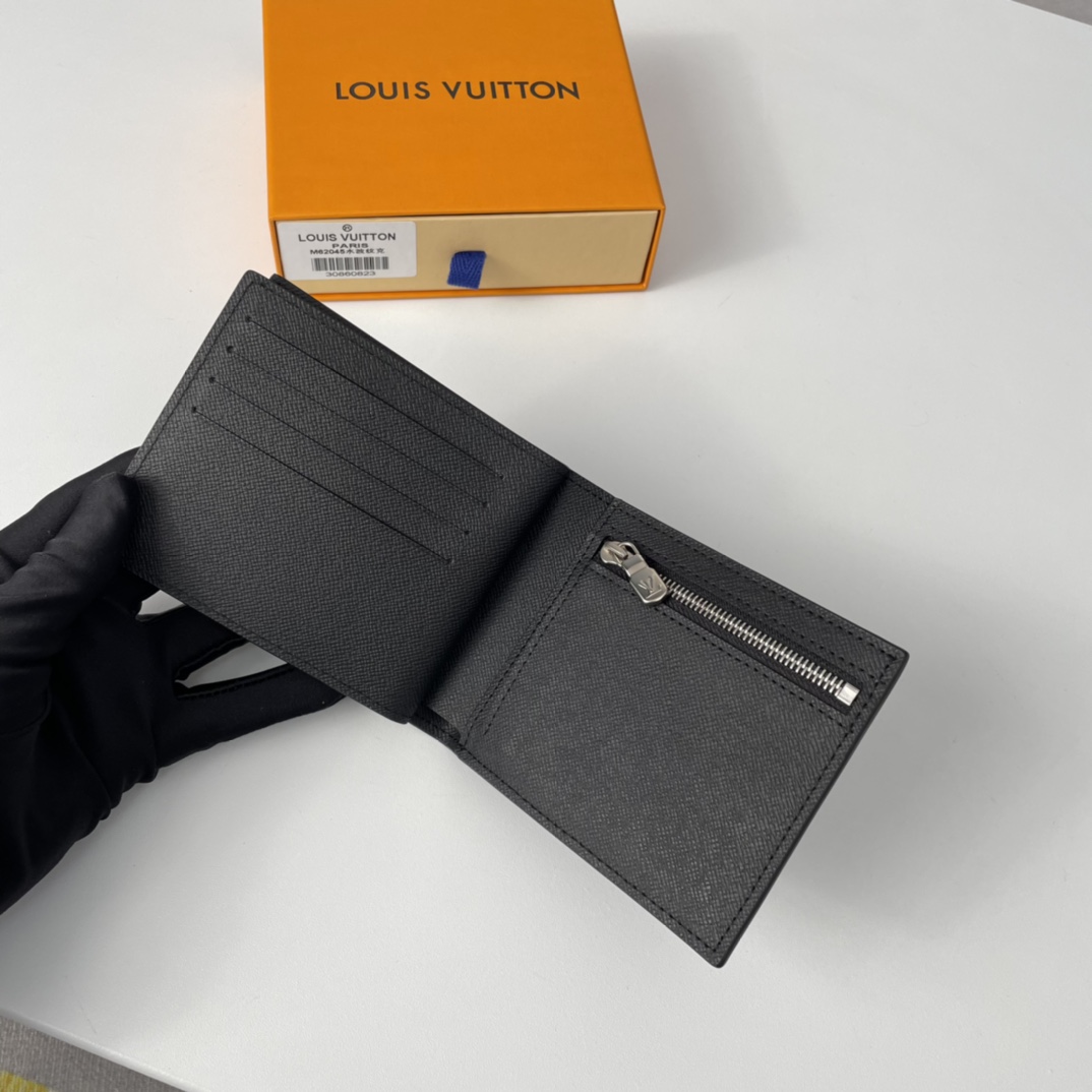 LV black wallet