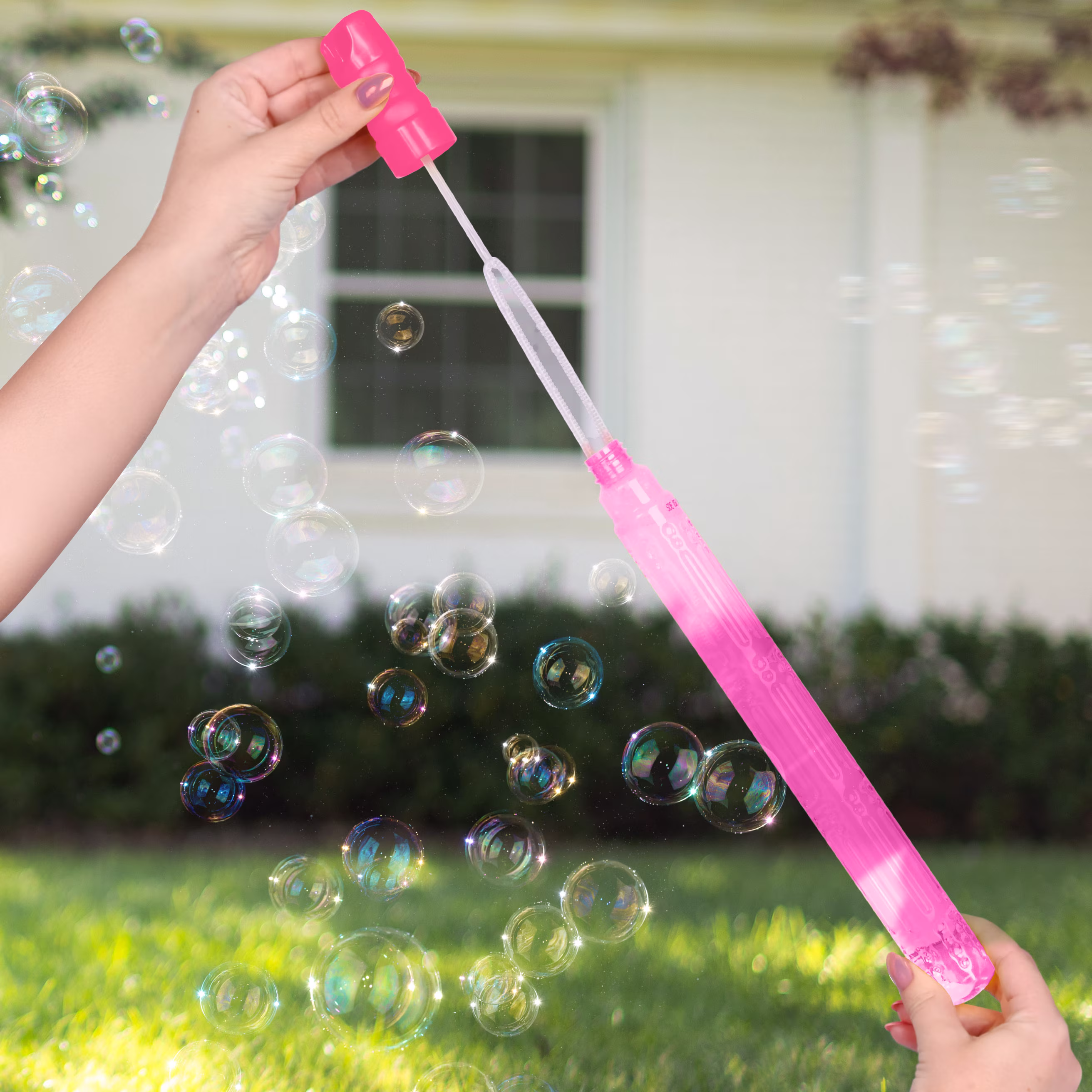Play Day Pink Bubble Wand 5 fl oz, Single, Children Ages 3+