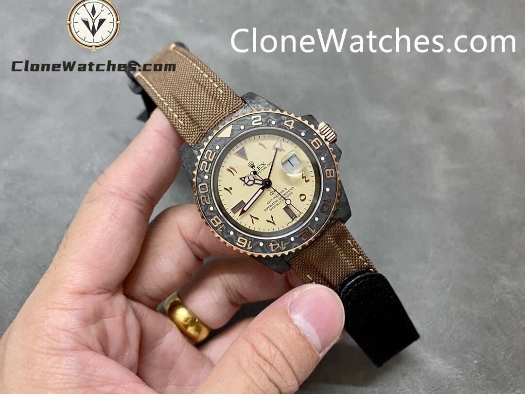 Modified Super Clone Watches 1:1 DIW Rolex GMT Master II “DE EVEROSE” 3285 Movement